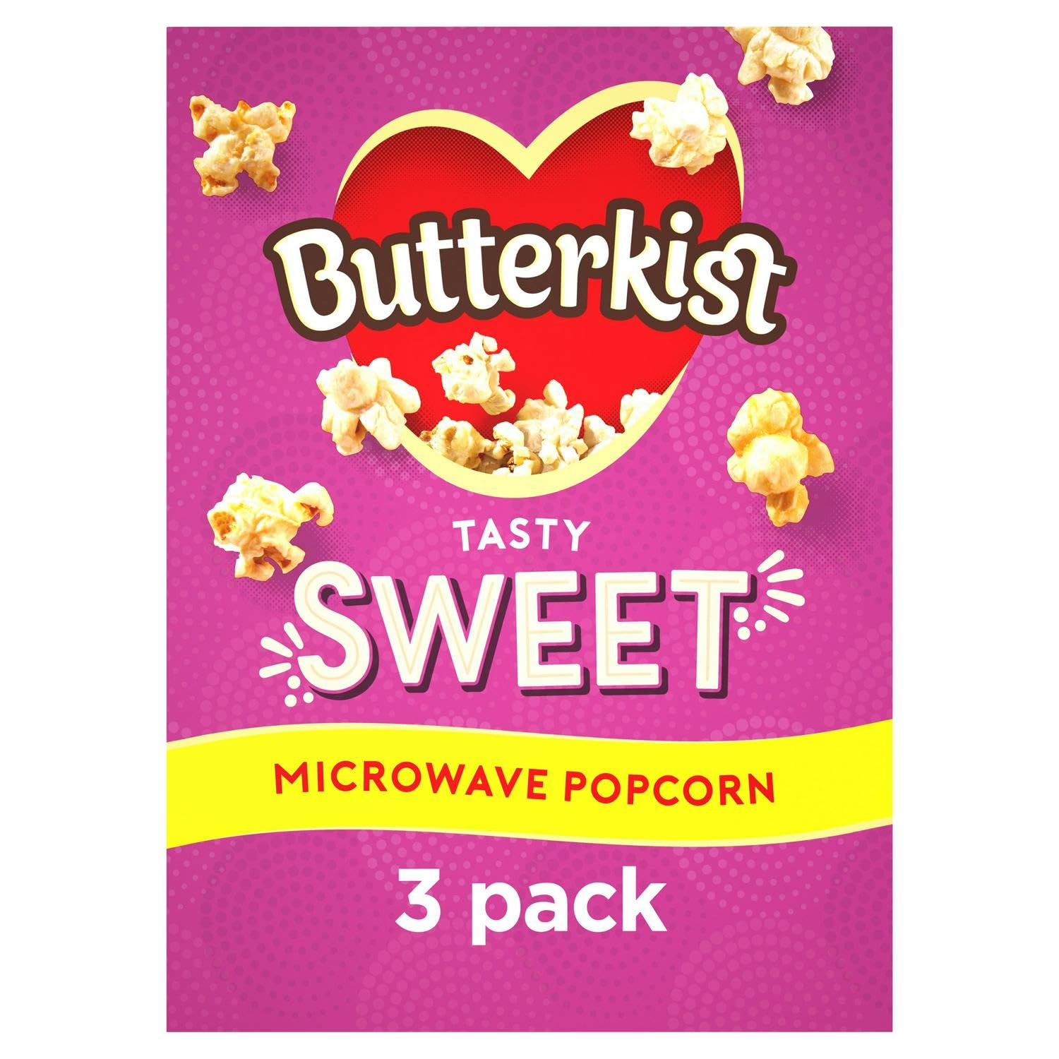 Butterkist Sweet & Salted Microwave Popcorn - 30 x 60g Packs 1