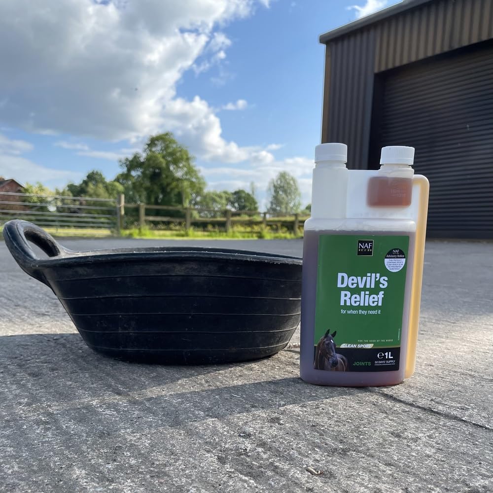 NAF Devil's Relief - Herbal Joint Support for Horses | Liquid Supplement | 1 Litre 3