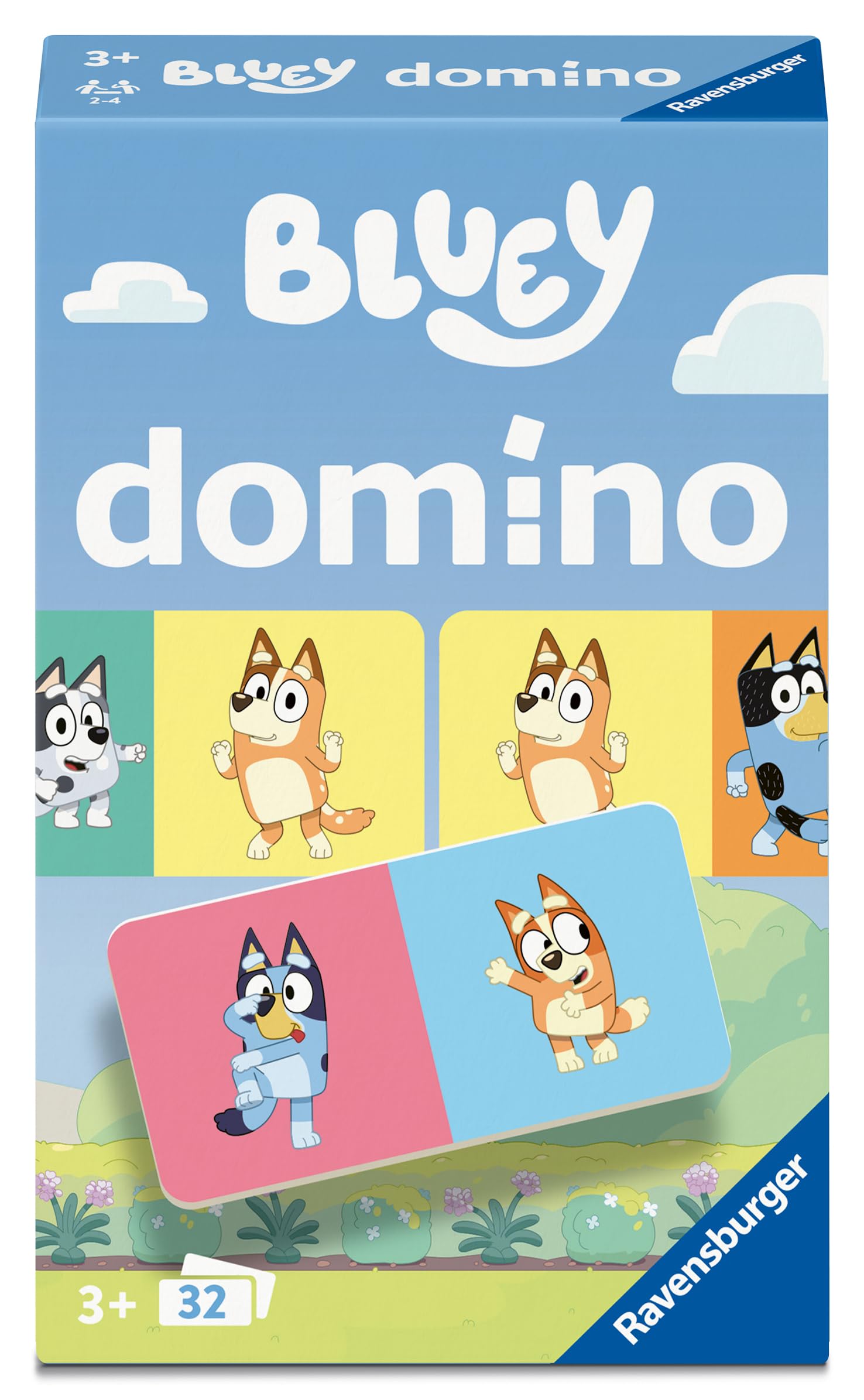 Ravensburger Bluey Dominoes Game - Classic Tile Matching for Kids Ages 3+ | 2-4 Players