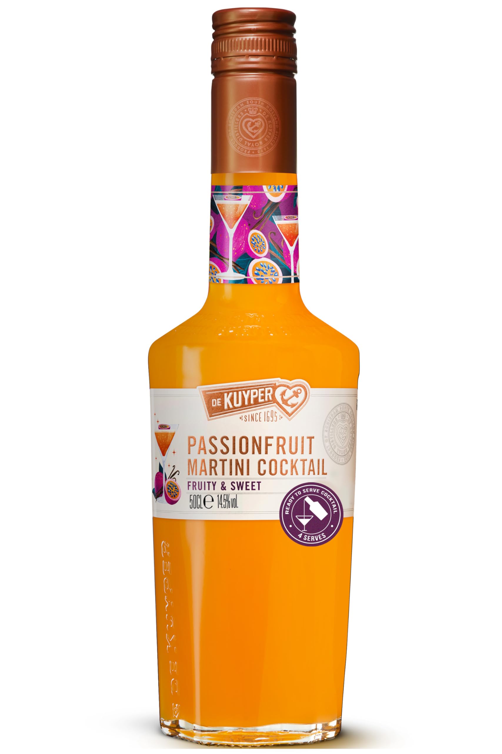 De Kuyper Passion Fruit Martini Cocktail - Ready to Drink | Tropical Flavor