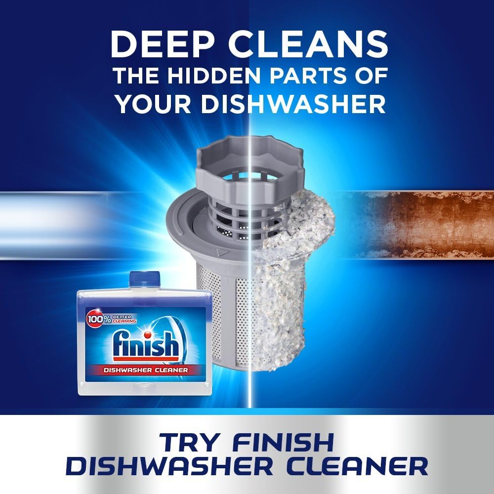 Finish - Dishwasher Cleaner Twin Pack (2 x 250 ml)