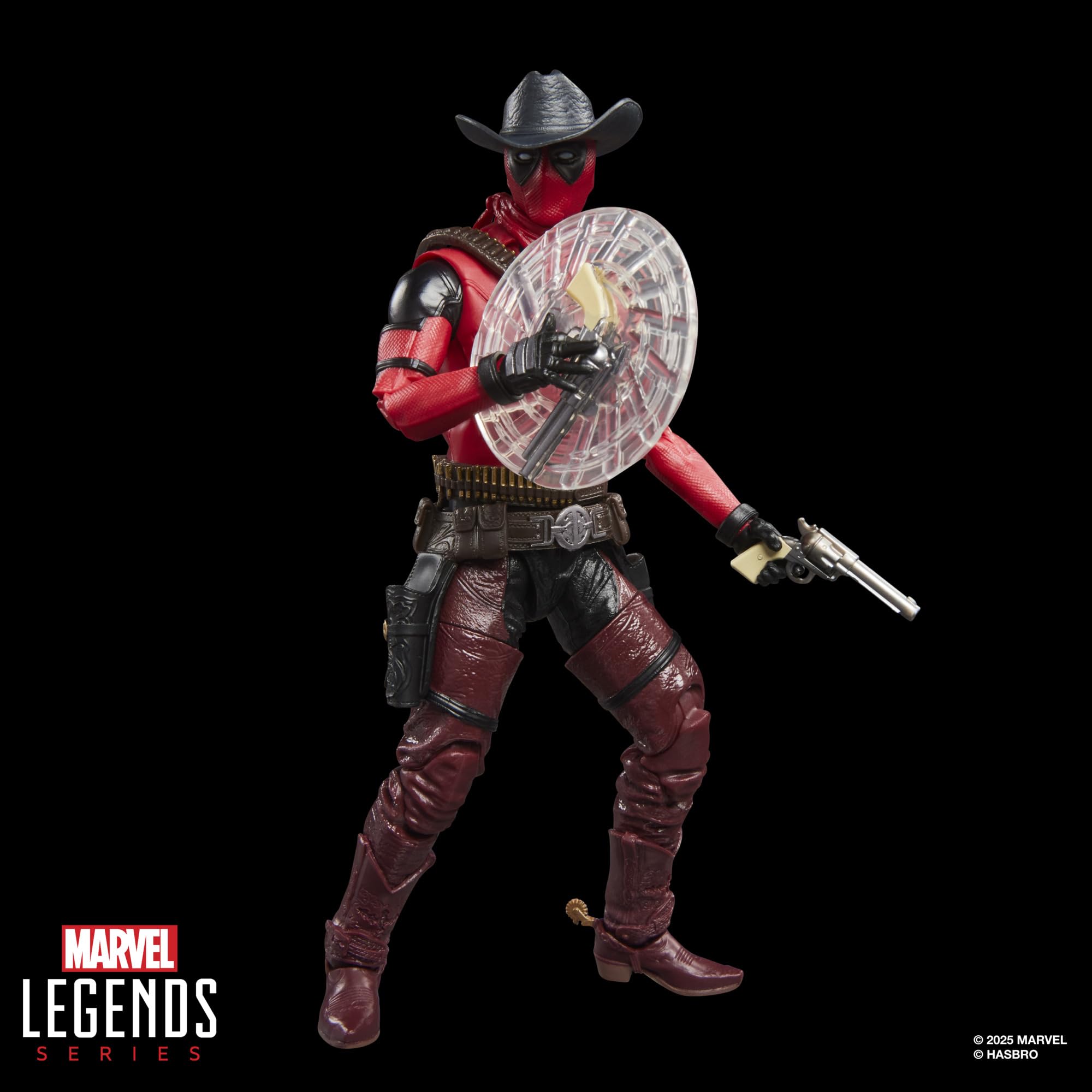 Marvel Legends Series Cowboypool Action Figure - 6 Inch Scale | 20+ Points of Articulation | 7 Accessories 5