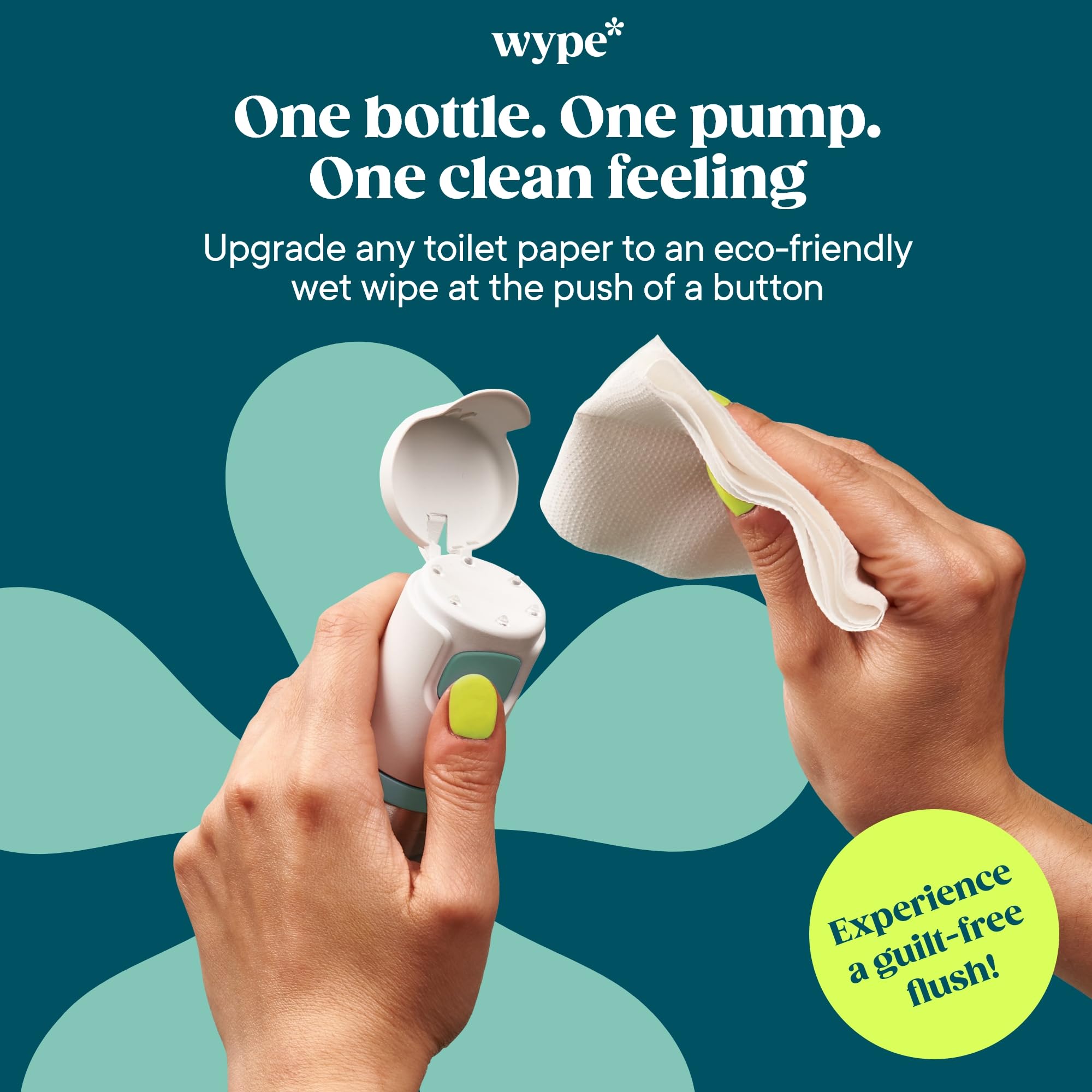 Wype On The Go Bundle Toilet Roll Gel | 3 x 30ml Mini | Flushable & Biodegradable 2