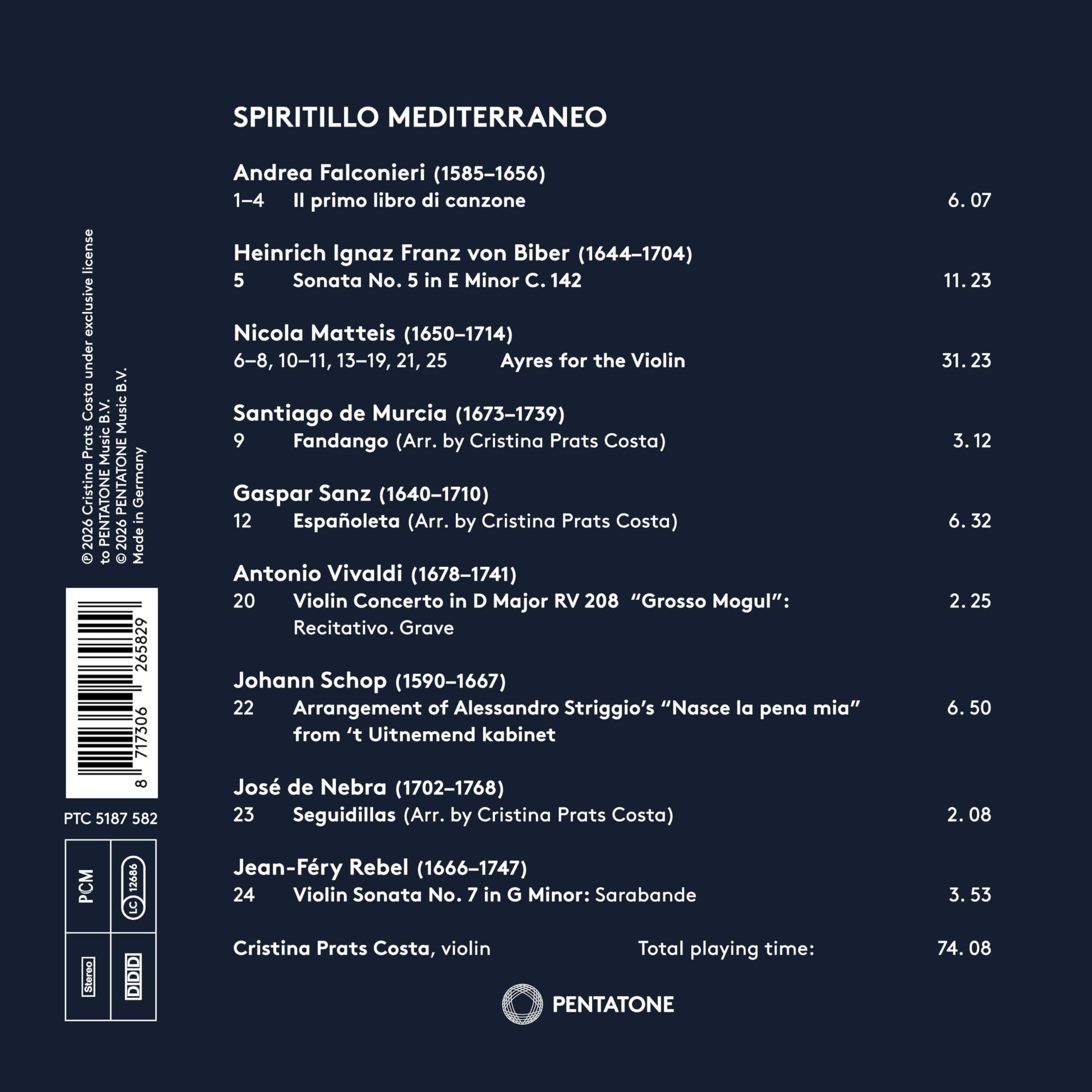 Cristina Prats Costa - Spiritillo Mediterraneo [CD] 2