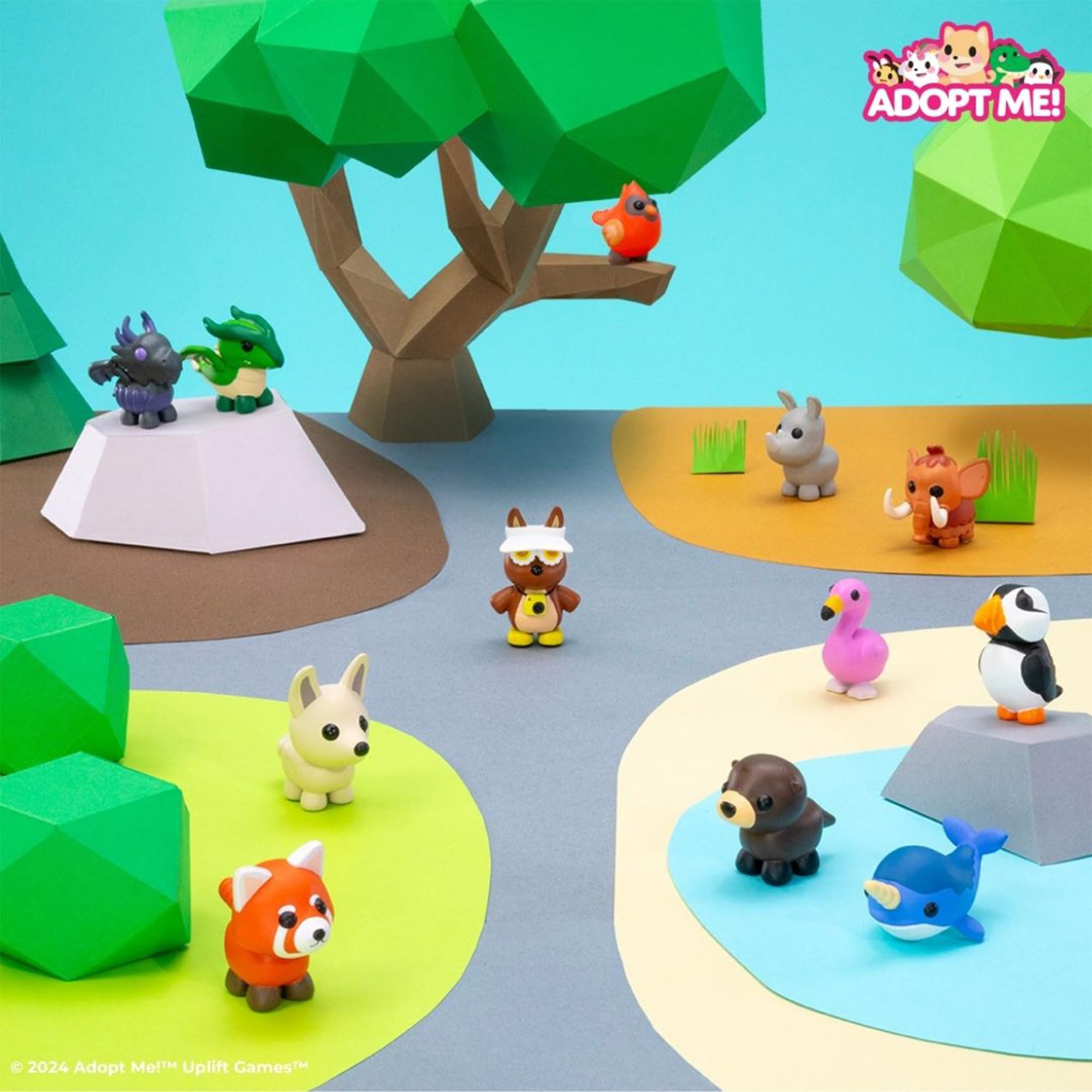 Adopt Me! 12 Pack Mystery Pets - Series 1 Figures | Includes 4 Virtual Item Codes | Ages 3+ 4