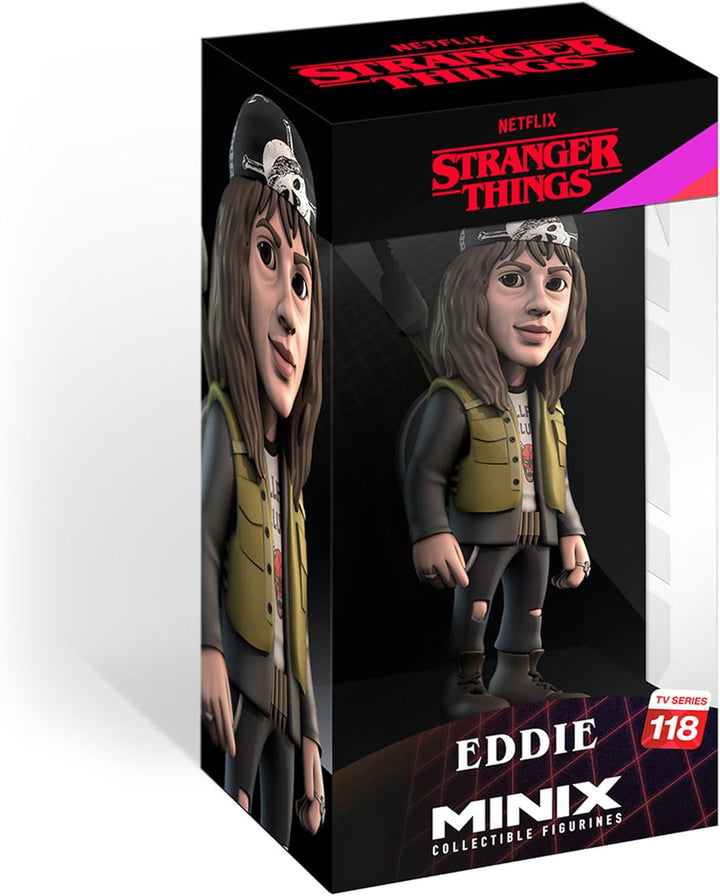 Bandai Minix Stranger Things - Eddie Munson Collectible Figure (Eddie Stranger Things)