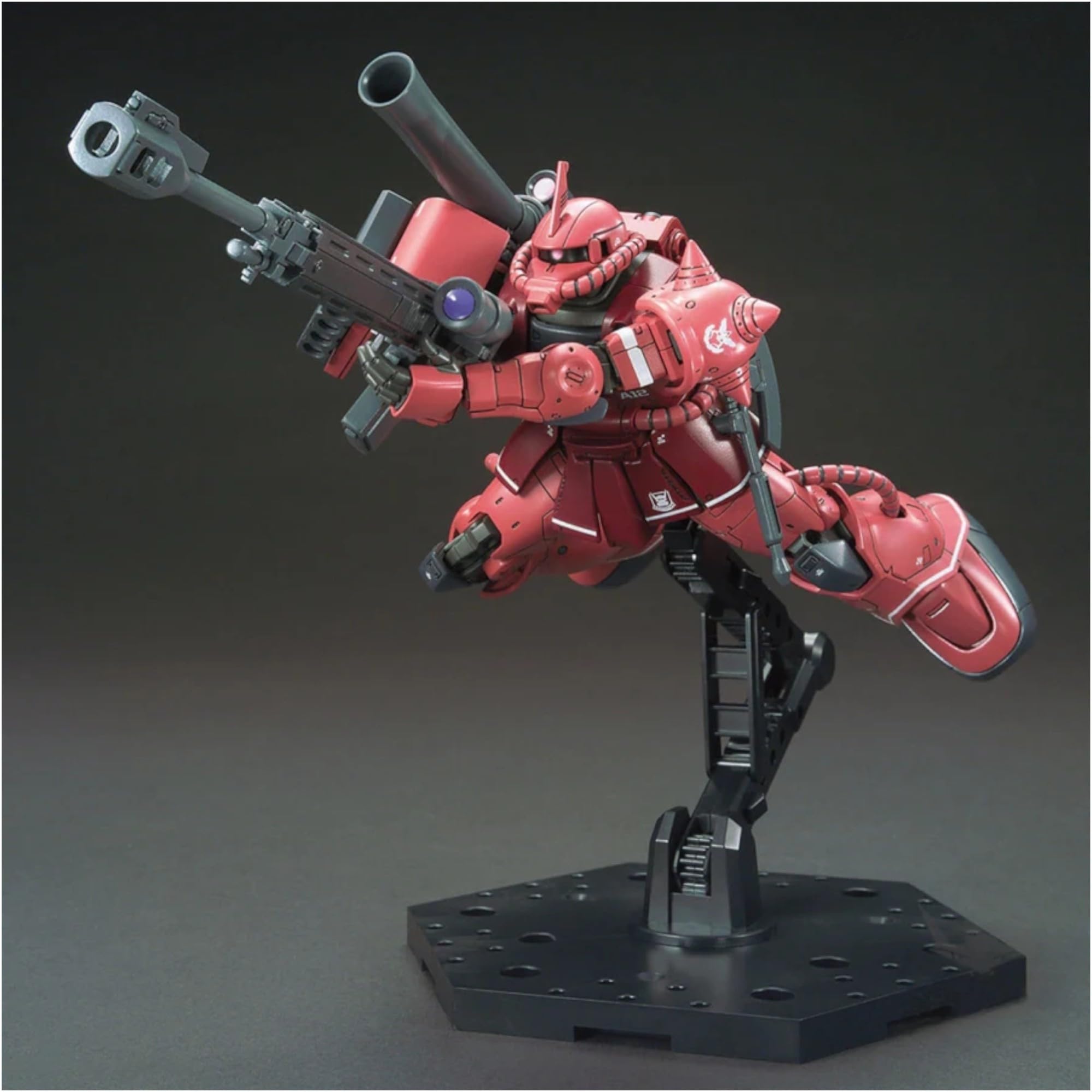 BANDAI SPIRITS HG MS-06S Zaku II (Red Comet Ver.) 1/144 Scale Model Kit | Snap-Fit 4