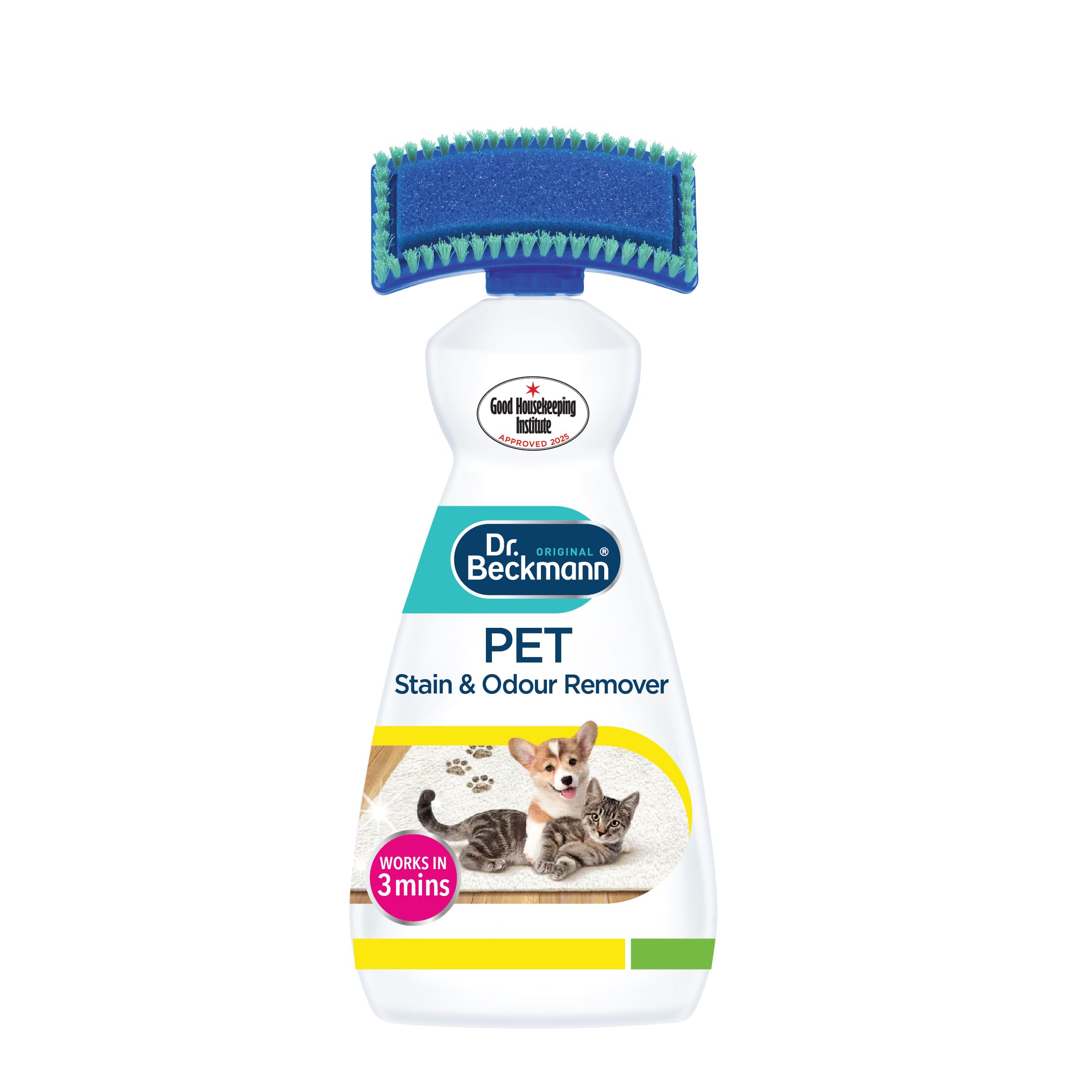 Dr. Beckmann Pet Stain & Odour Remover - Fast-Acting Oxy Formula | 650 ml Liquid Spray