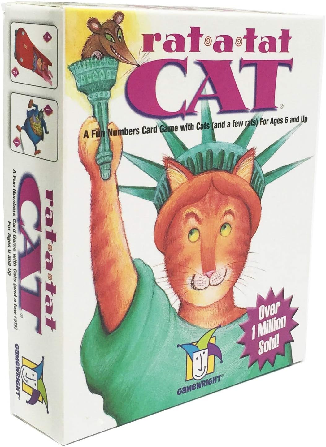 Gamewright Rat-a-tat Cat Card Game | Family Strategy Game for 2-6 Players | Ages 6+ 2