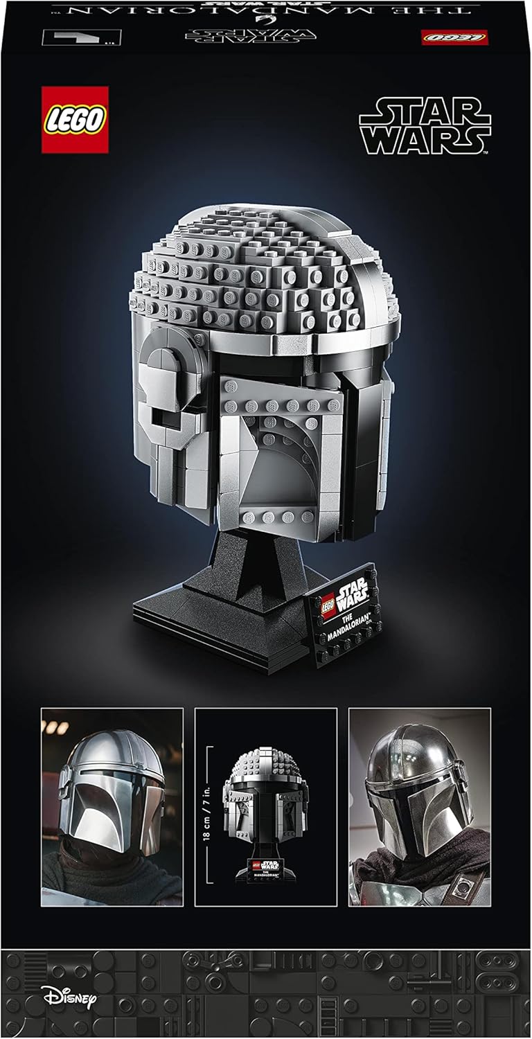 LEGO 75328 Star Wars The Mandalorian Helmet Buildable Model Kit - Collectible Display for Adults 2