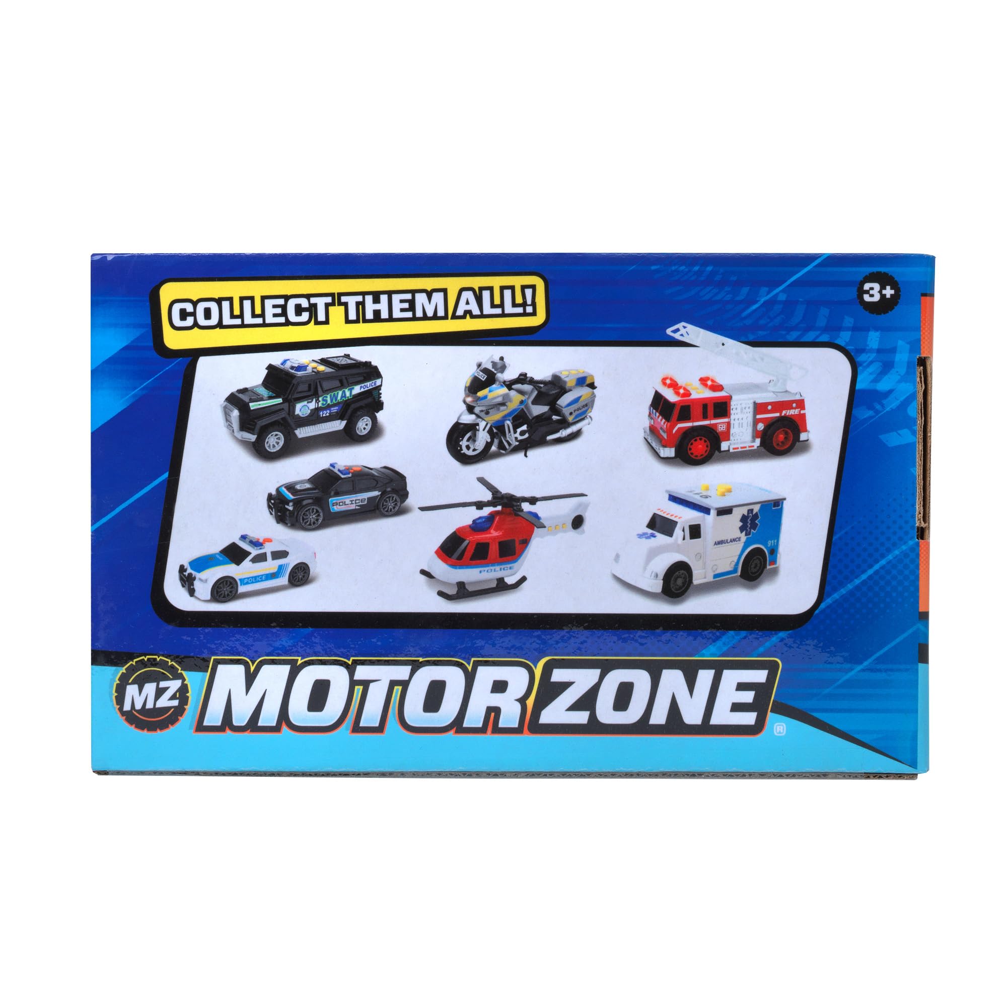Motor Zone Police Helicopter - 18.5cm with Realistic Lights & Sound | Kid Toy 7