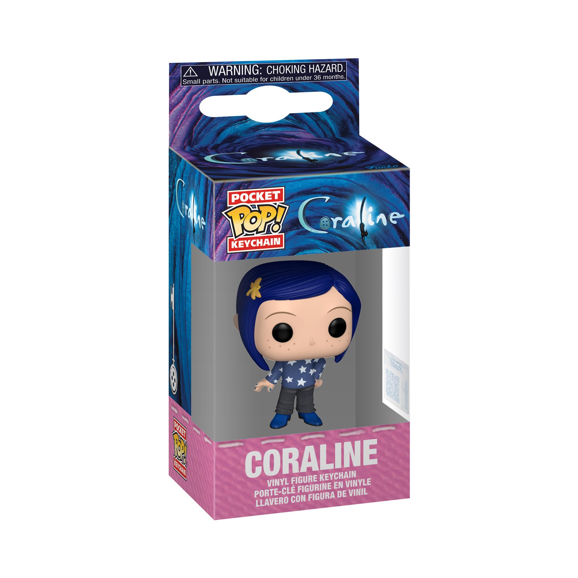Funko Coraline - Coraline Sweater POP! Keychain | Vinyl Figure | Approx. 4.63-inches Tall 2