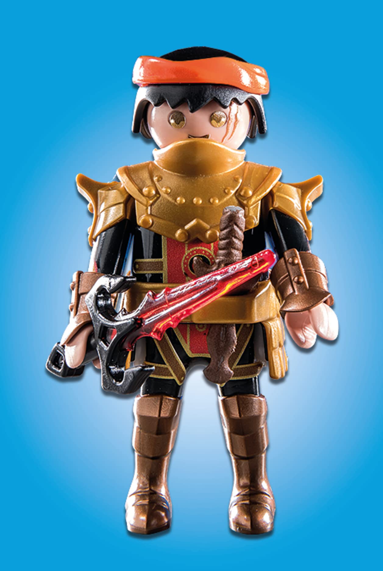 Playmobil Fire Knight - Action Figure Playset with Stunt Features, Ages 7-12 13