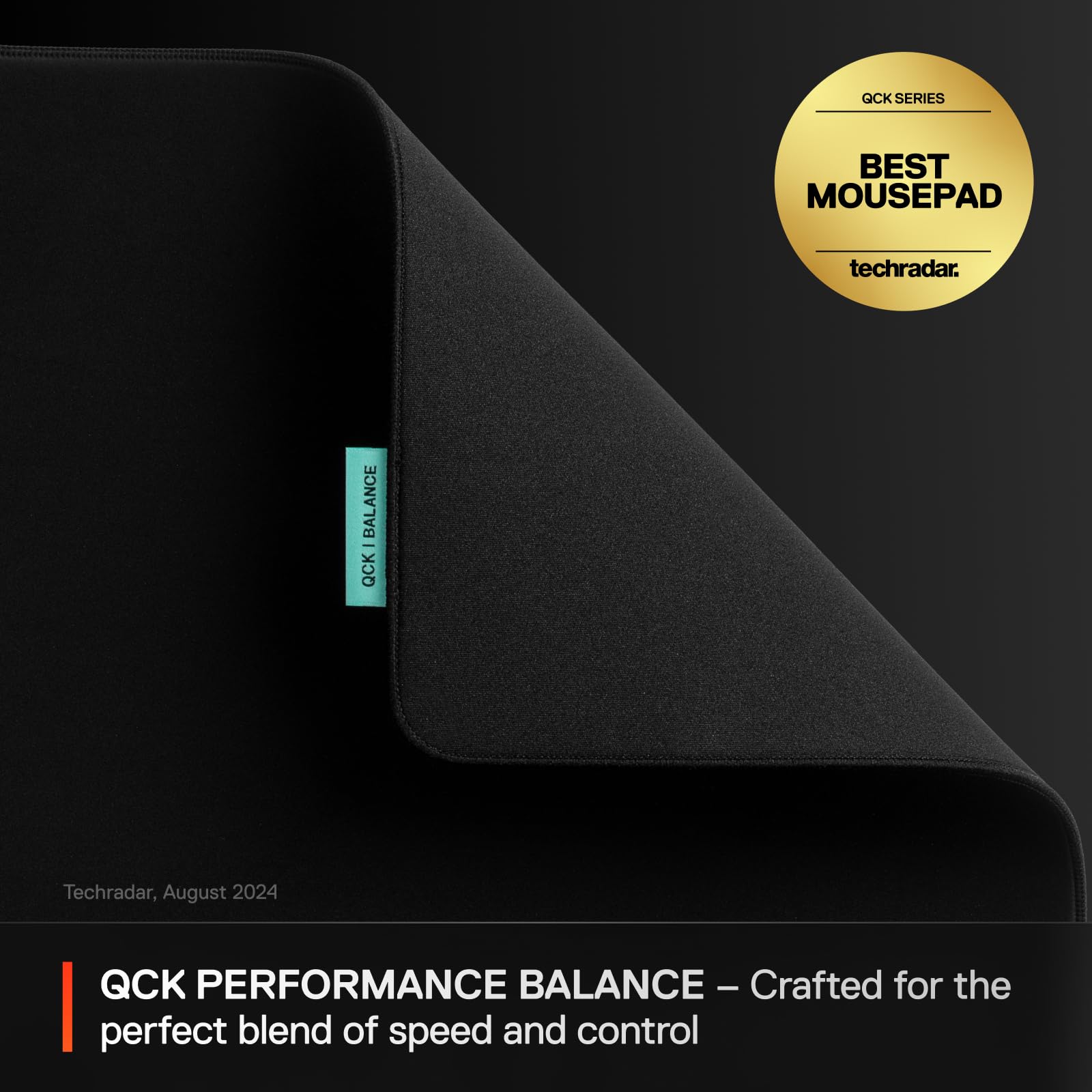 SteelSeries QcK L Performance Balance Gaming Mousepad - 49x42 cm, Black, Model 63432 11