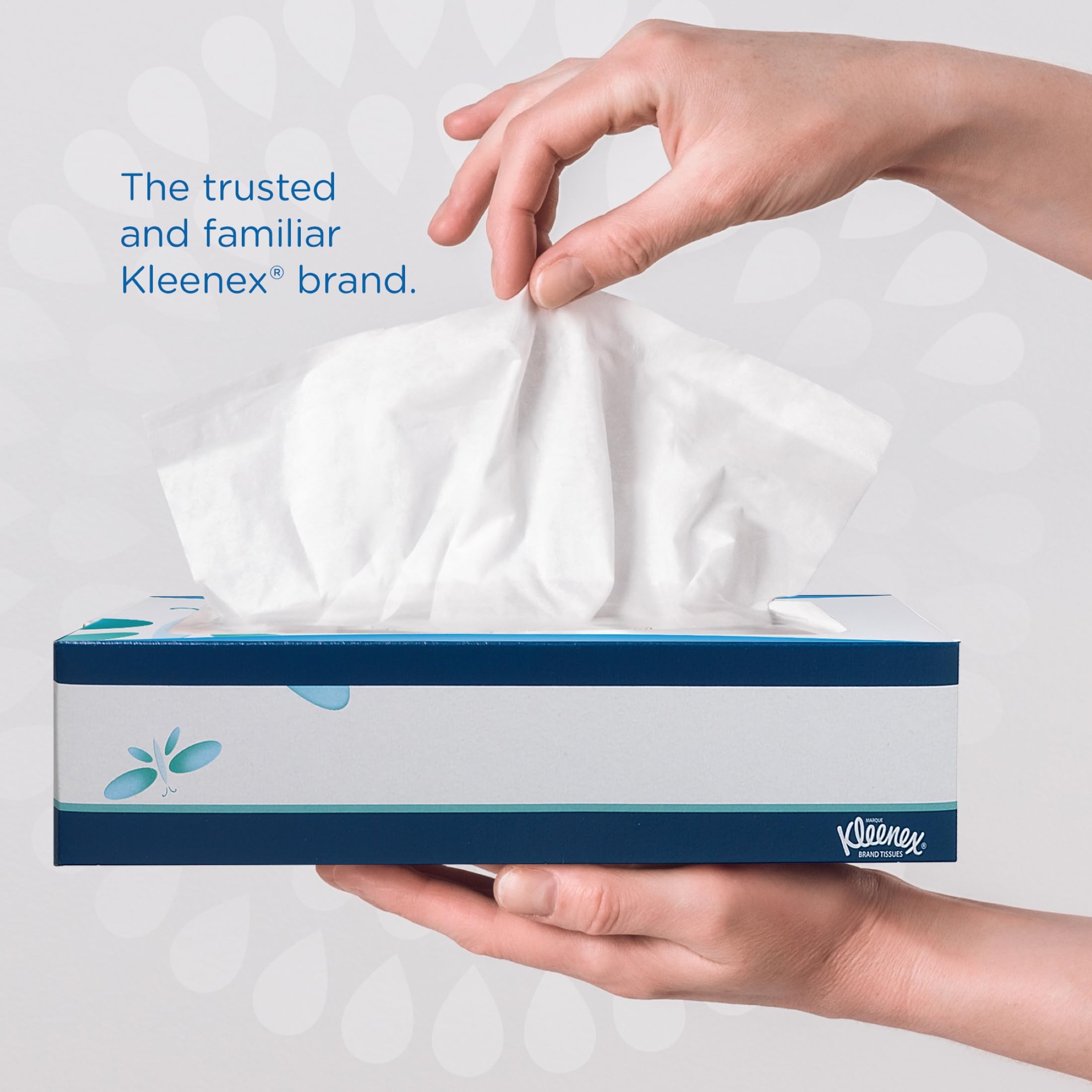 Kleenex Facial Tissues - 3-Ply Soft & Strong White Tissues | 12 Boxes of 72 Tissues 6