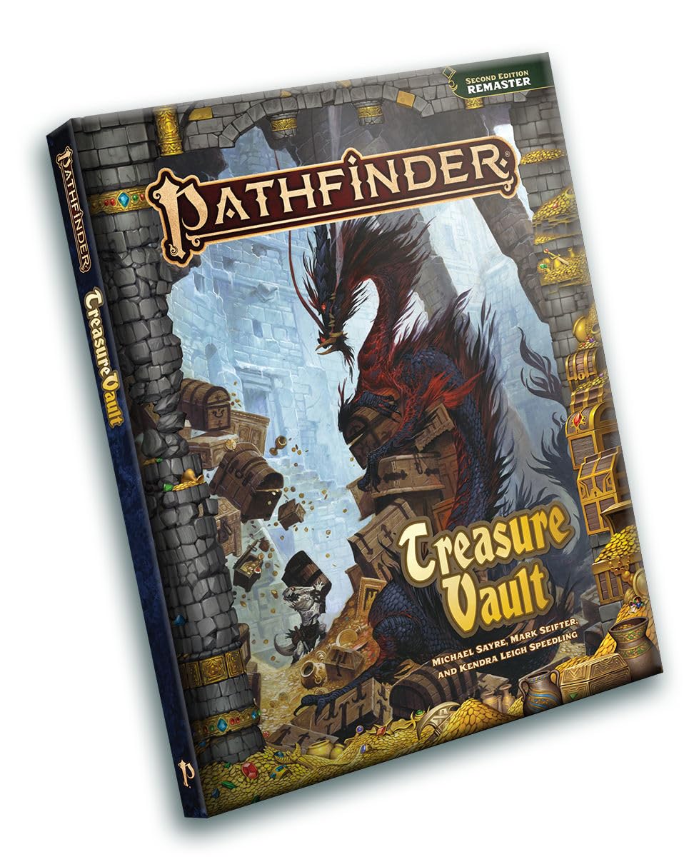 Paizo Pathfinder RPG: Treasure Vault (Remastered) Special Edition Hardcover Rulebook 1