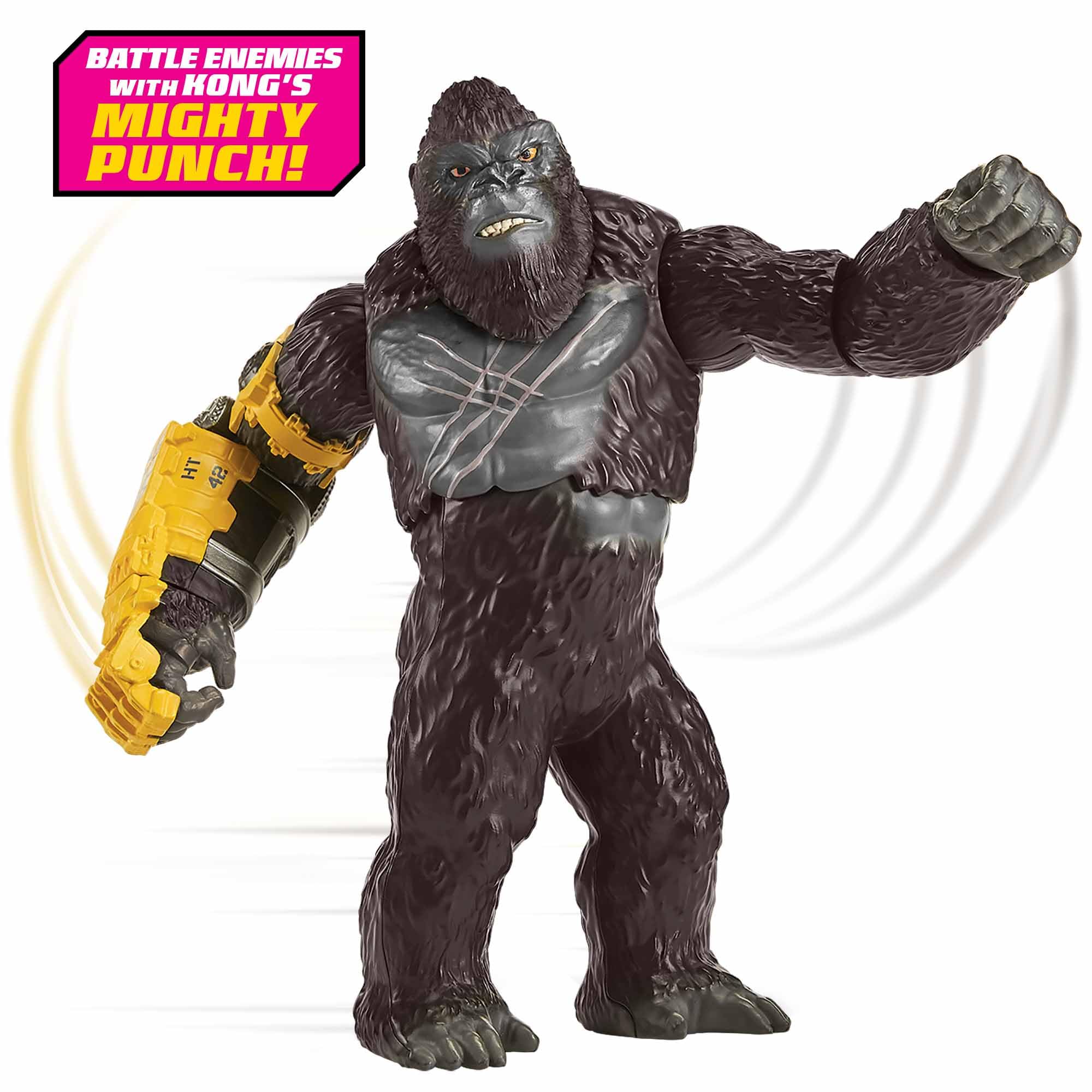 MonsterVerse Giant Kong Roll N Battle Action Figure - 11 Inch Scale | Interactive Movement | Plastic 5