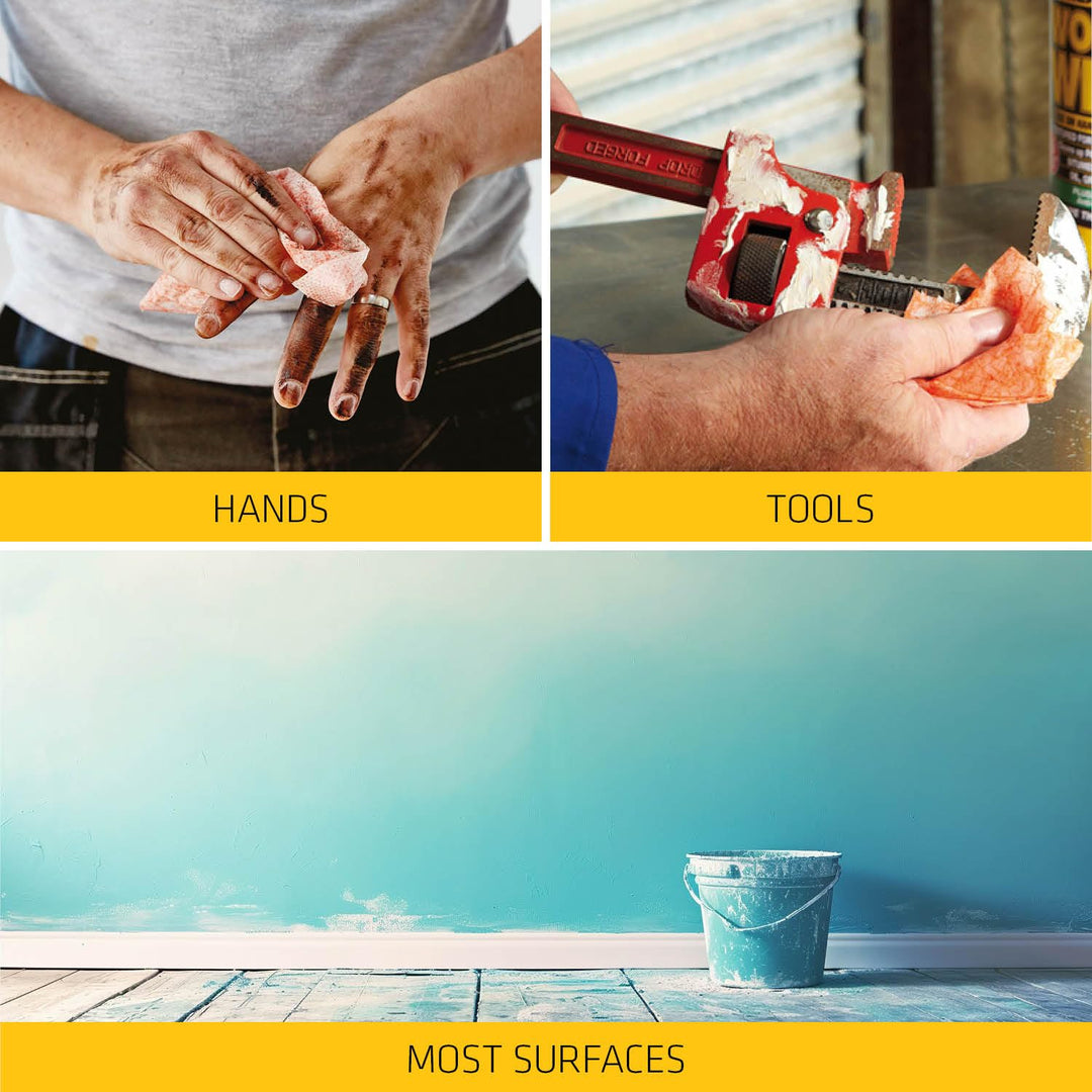 Sika Wonder Wipes Textured Heavy Duty Cleaning Wipes for Building Trade