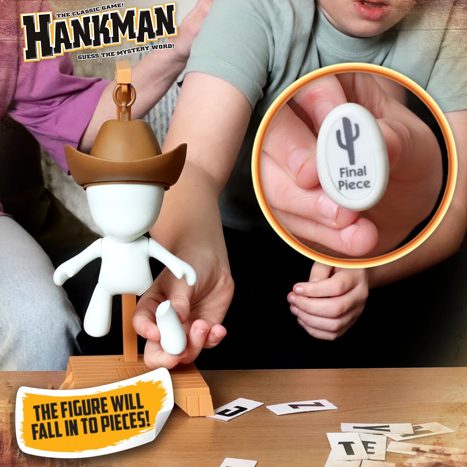 Hankman The Official Guess Mystery Word Game - Magnetic, 2+ Players, Ages 6+ 2