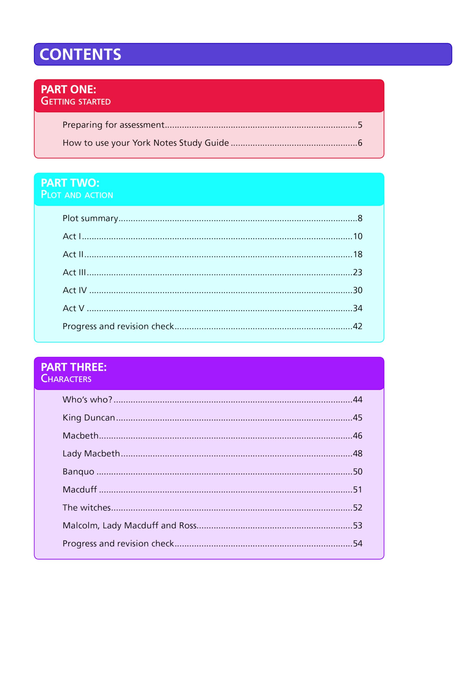 PEARSON EDUCATION York Notes for GCSE - Macbeth Study Guide | Paperback | 88 Pages