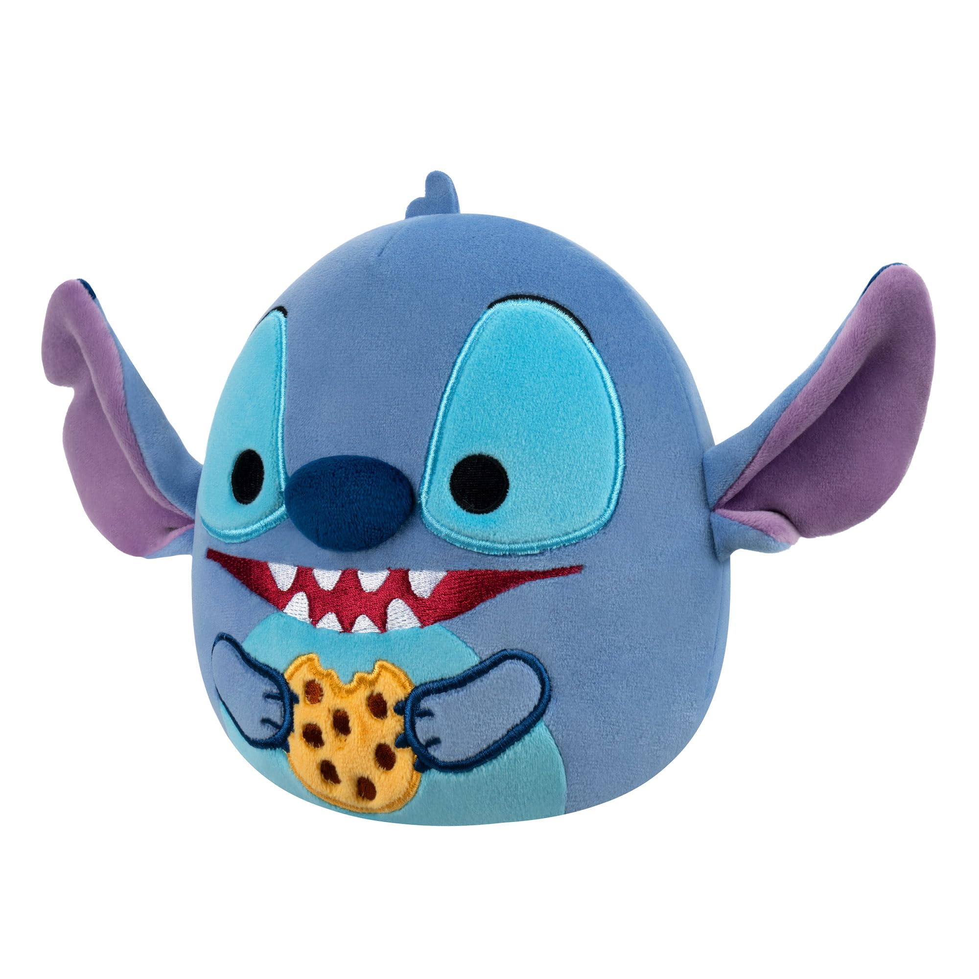 Squishmallows 10-Inch Disney Chef Stitch Eating Chocolate Chip Cookie Plush - Soft Stuffed Animal for Kids 3+ 8
