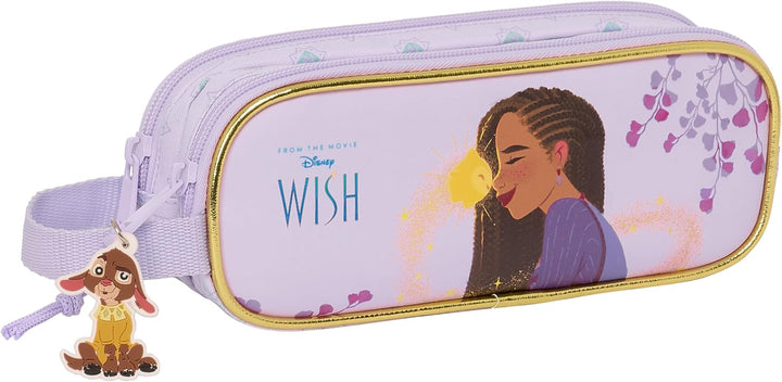 SAFTA WISH Double Pencil Case for Kids, Children's Pencil Case, Ideal for School Supplies (M513)