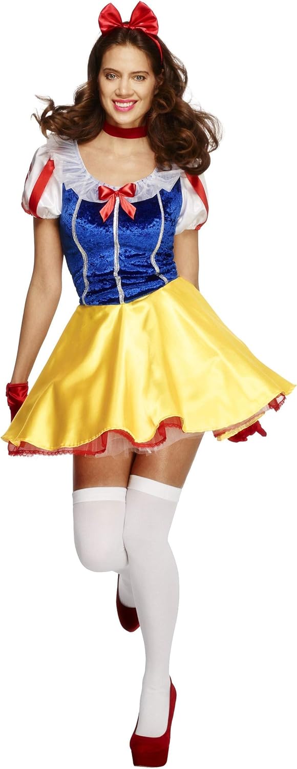 Smiffy's Fairytale Costume - Dress with Attached Underskirt, Headband & Choker, Blue, Small 1