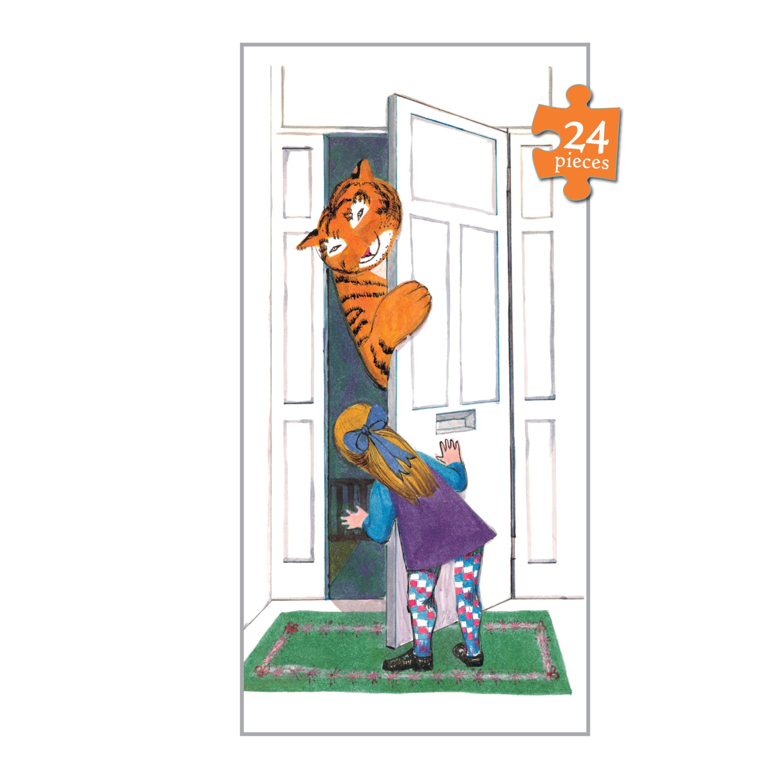 University Games Paul Lamond Tiger Who Came to Tea 4-in-1 Jigsaw Puzzle Set | 12-24 Pieces 5