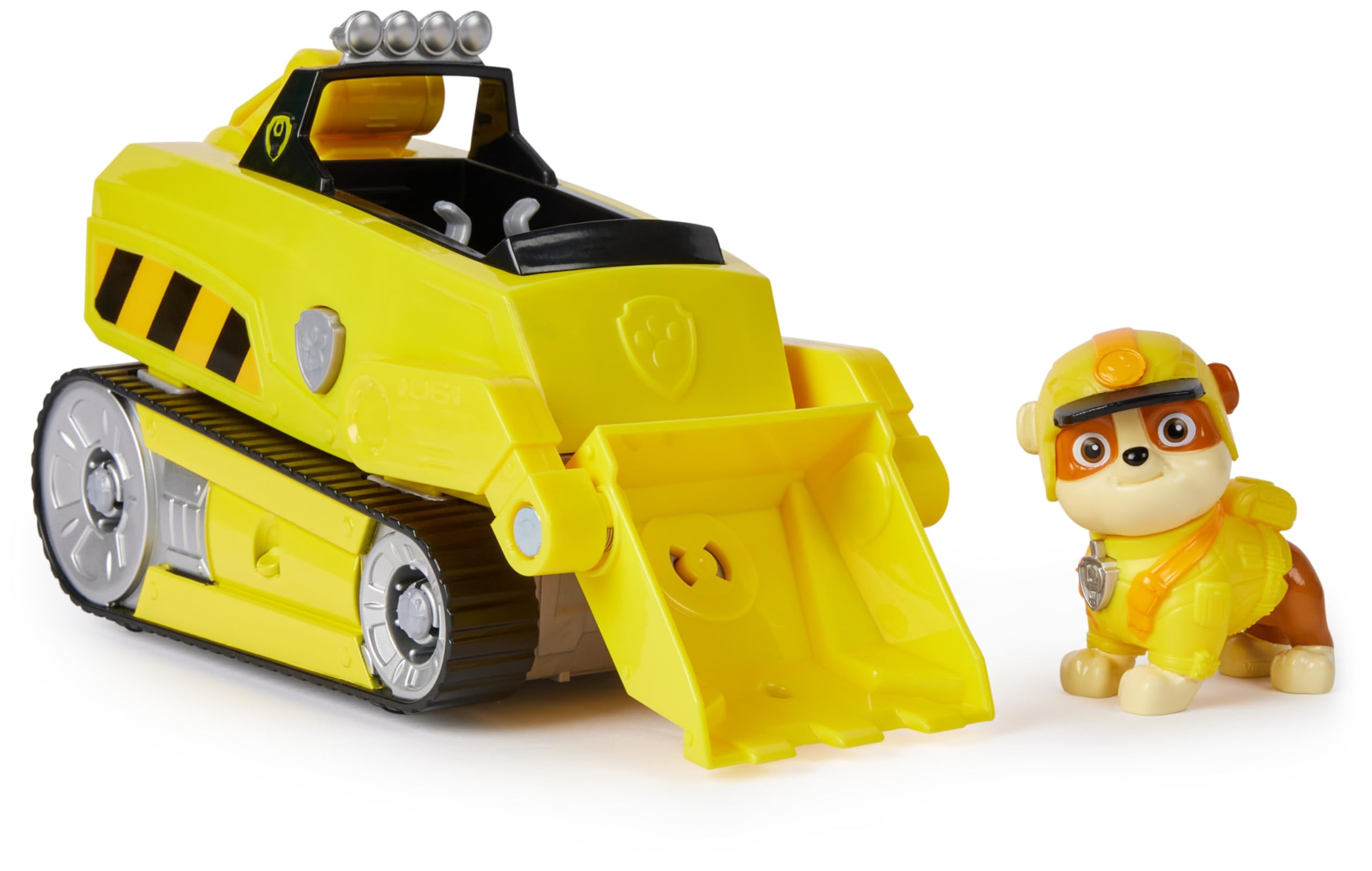Paw Patrol Jungle Pups Rubble Rhino Vehicle with Action Figure - Transforming Toy Truck for Kids 3+ 9