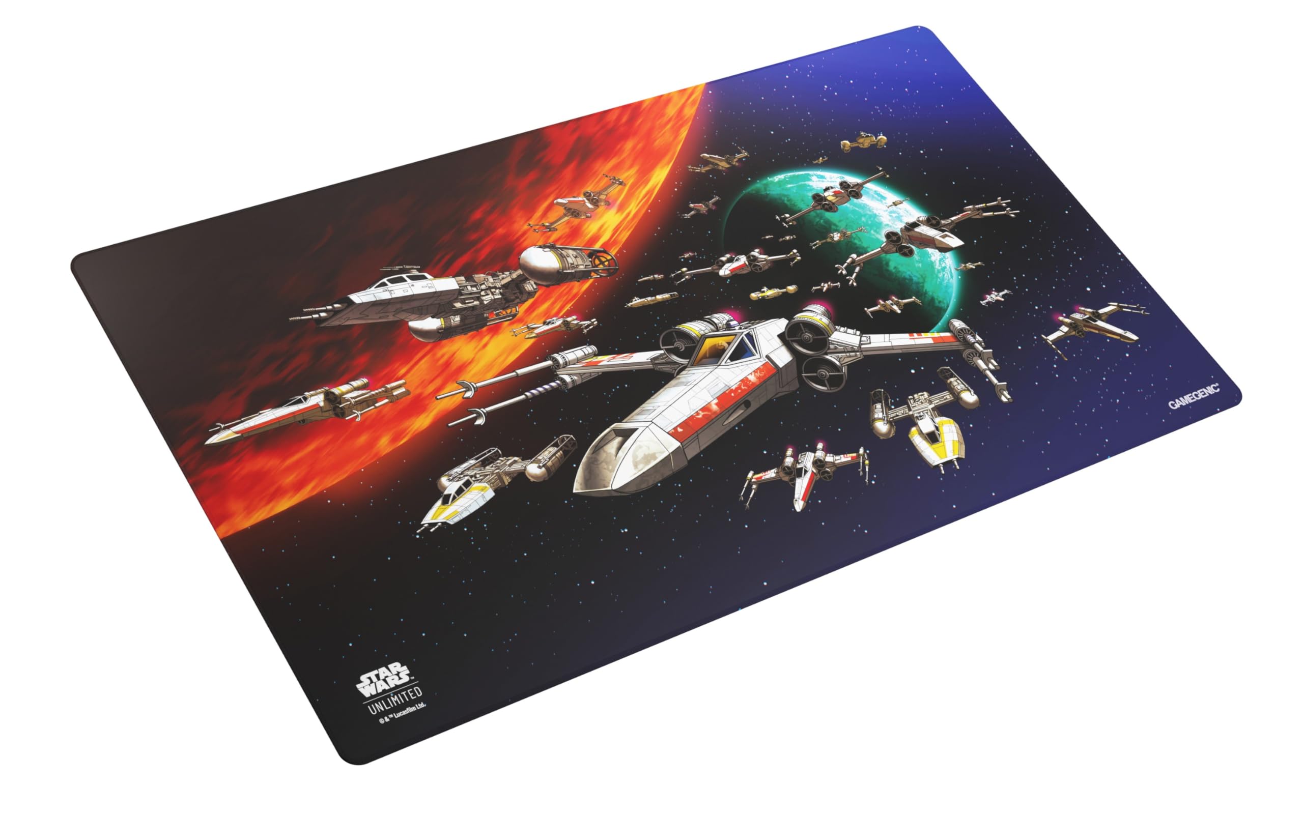 Gamegenic Star Wars: Unlimited Restore Freedom Game Mat | 2mm Thick Neoprene | Unisex Adult 1