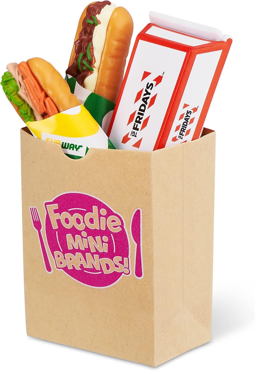 5 Surprise Foodie Mini 4 Pack - Collectible Fast Food Miniatures for Ages 3+ by ZURU 5