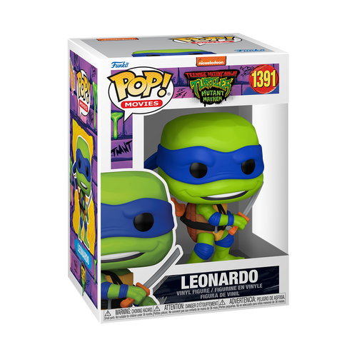 Filme: Teenage Mutant Ninja Turtles (TMNT) Mutant Mayhem – Leonardo Funko 72332 Pop! Vinyl Nr. 1391 