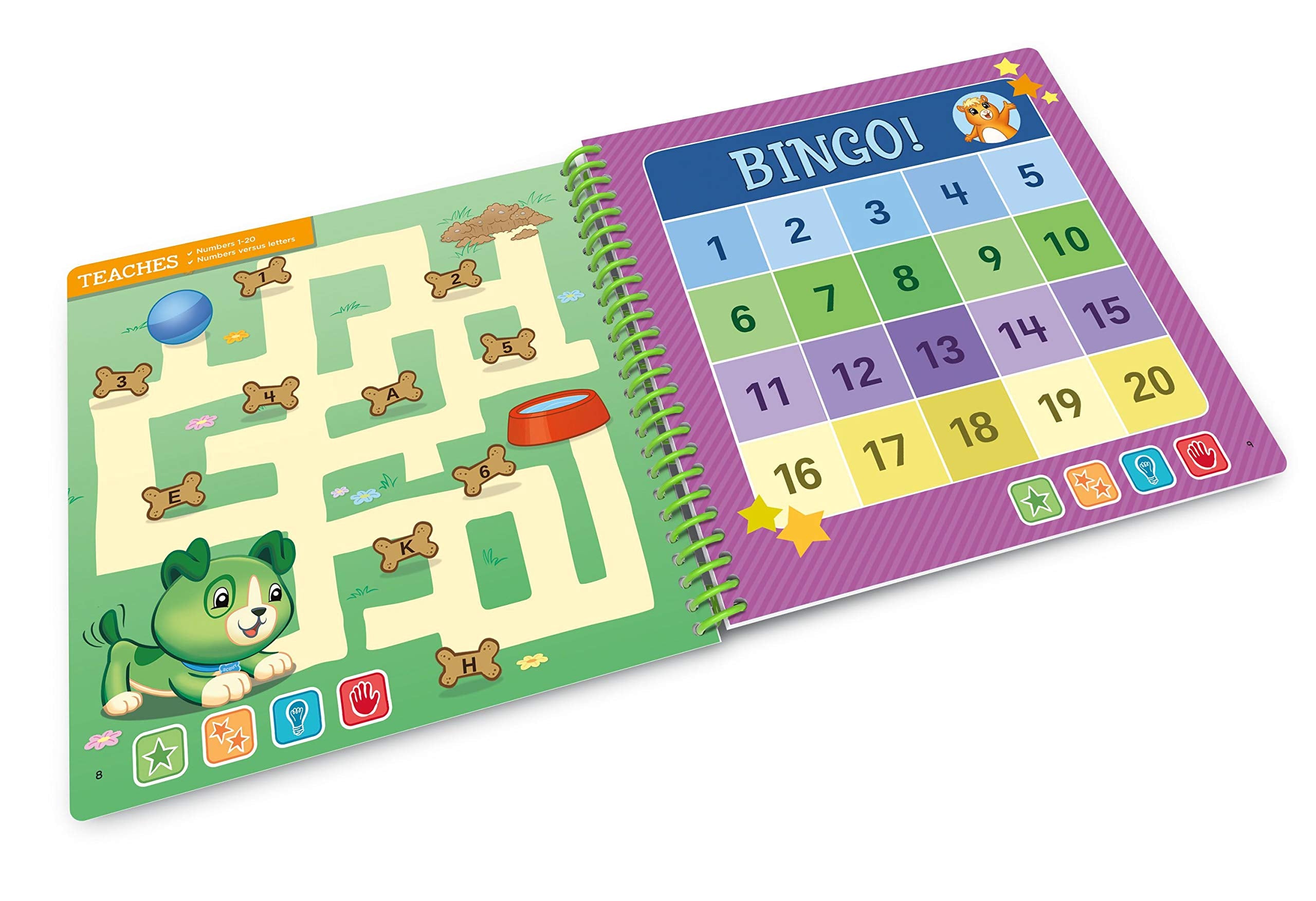 LeapFrog Scout and Friends Maths 3D Activity Book - Educational Learning Toy for Ages 2-4
