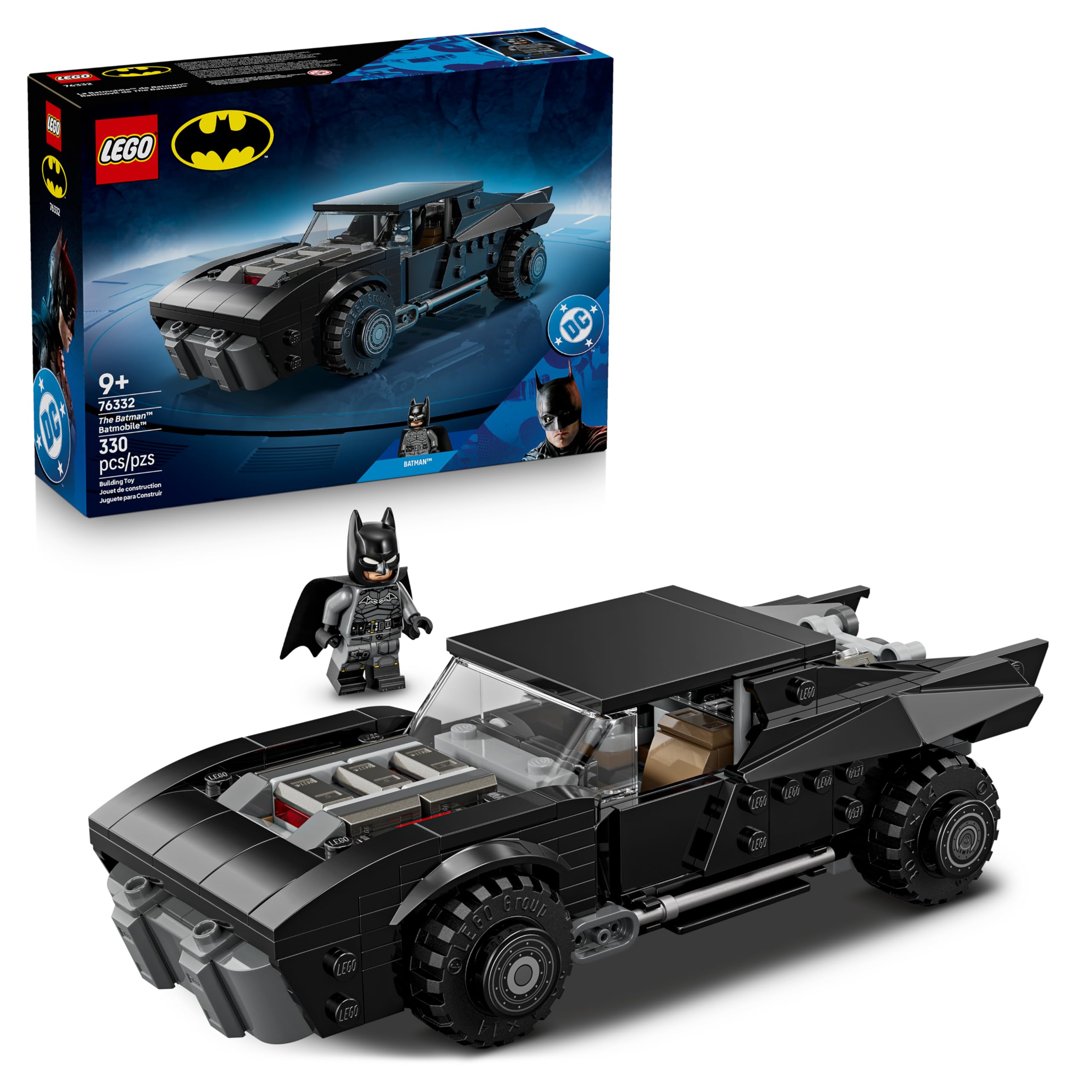 LEGO DC The Batman Batmobile Car Toy Model Kit 76332 for Ages 9+ 1