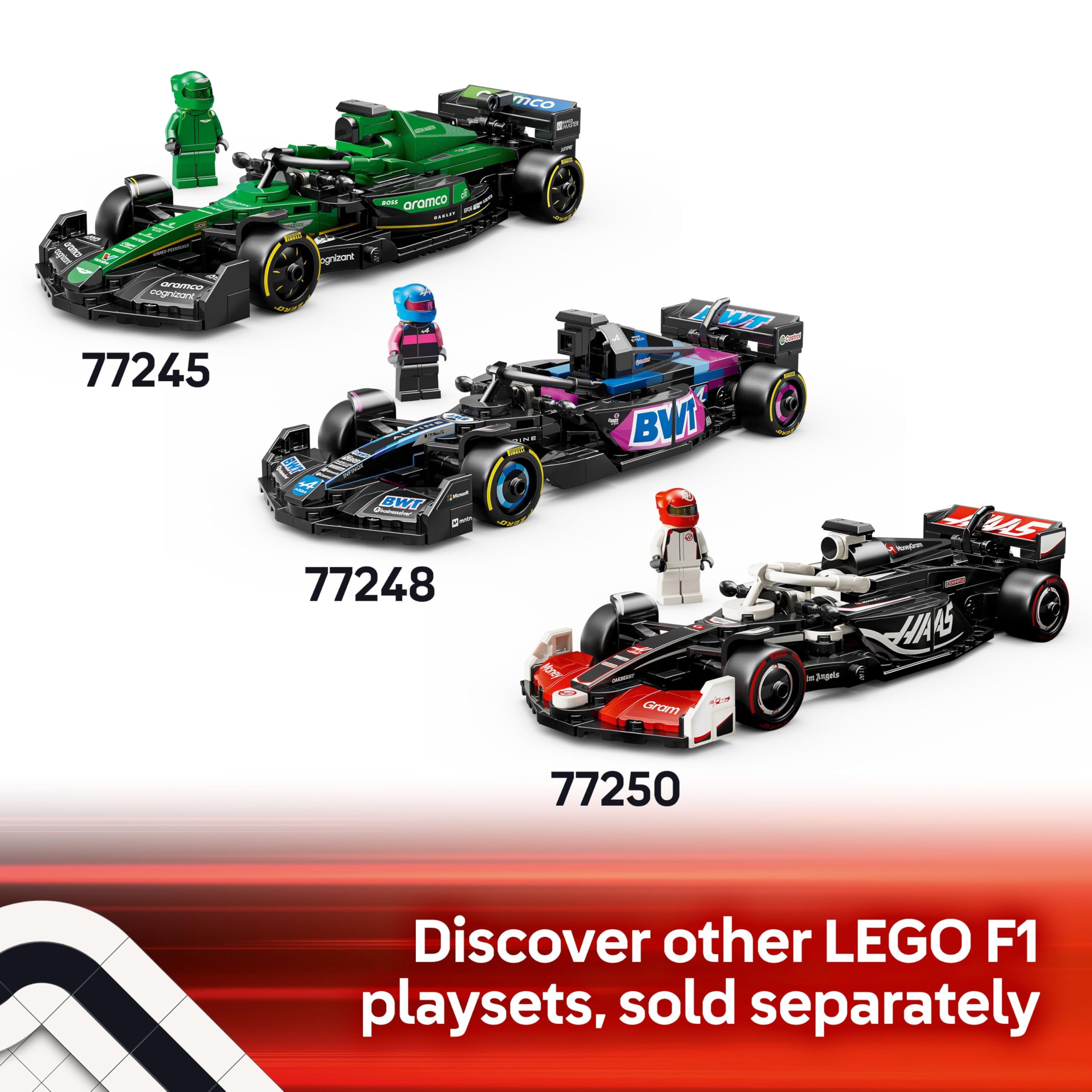 LEGO Speed Champions Ferrari SF-24 F1 Race Car Building Set - 275 Pieces | Ages 10+ 7