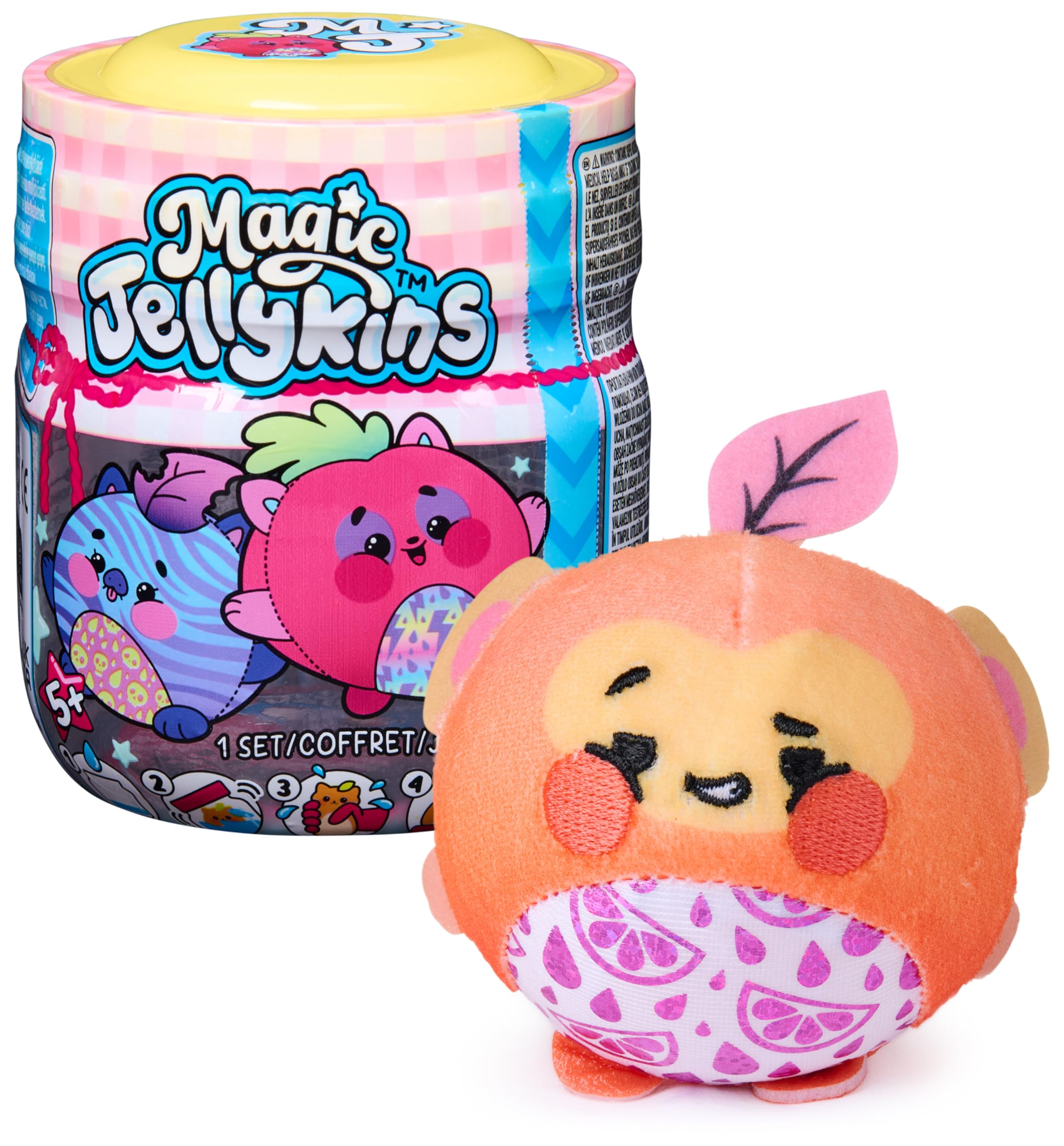 Magic Jellykins Surprise Plush Jar, Magical Transforming Water-Activated To