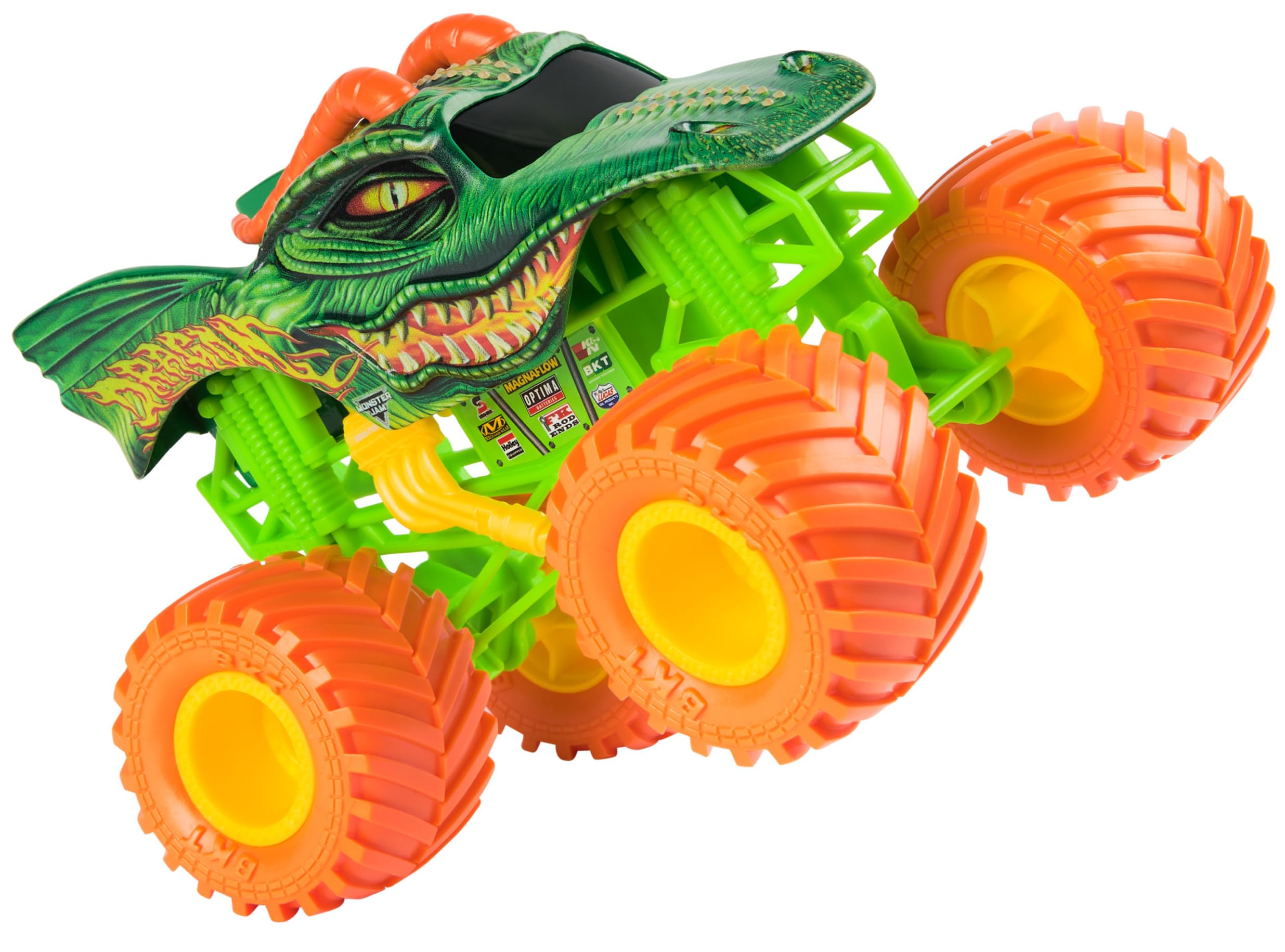Monster Jam Official Dragon Monster Truck Die-Cast Vehicle | 1:24 Scale | Working Suspension 3