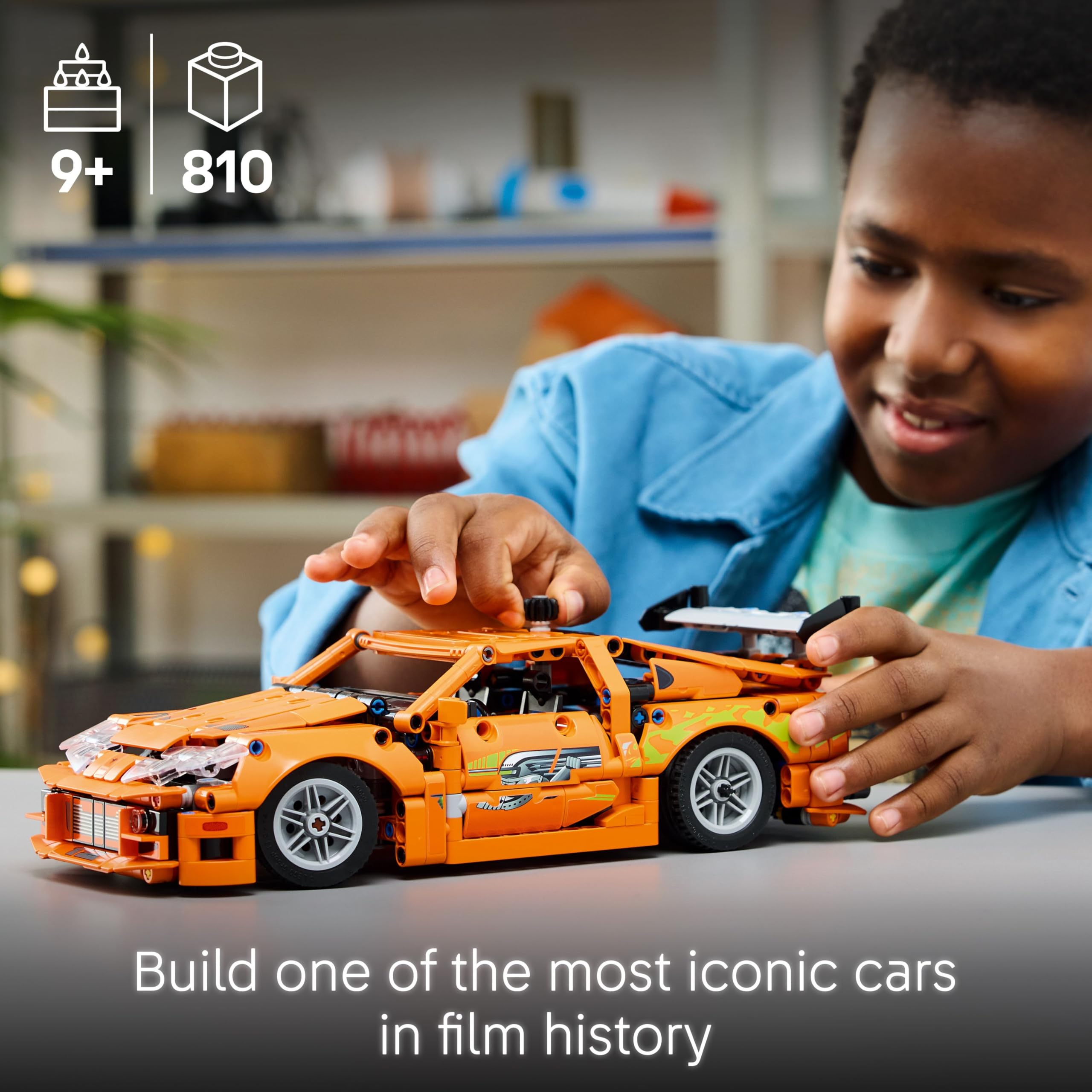 LEGO Technic Fast and Furious Toyota Supra MK4 Model Kit 42204 | 6-Cylinder Engine | Ages 9+ 2