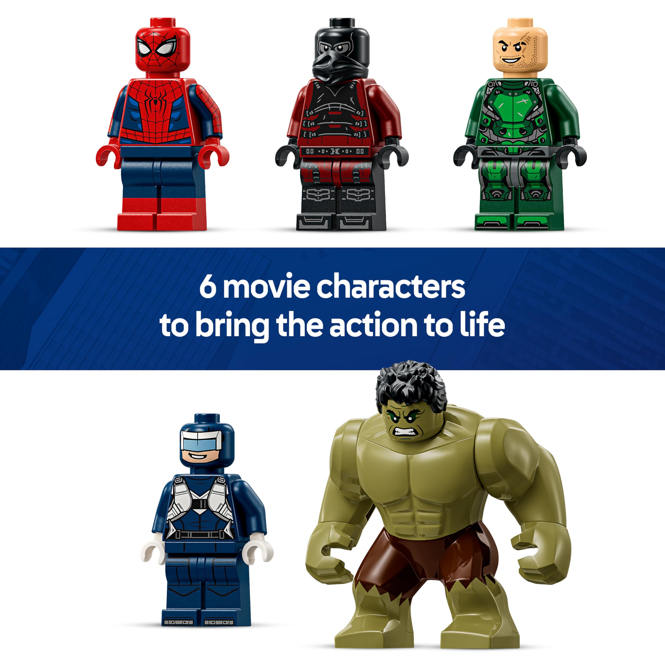 LEGO Marvel Spider-Man vs. Hulk Epic Clash Building Set 76350 for Ages 8+ 5