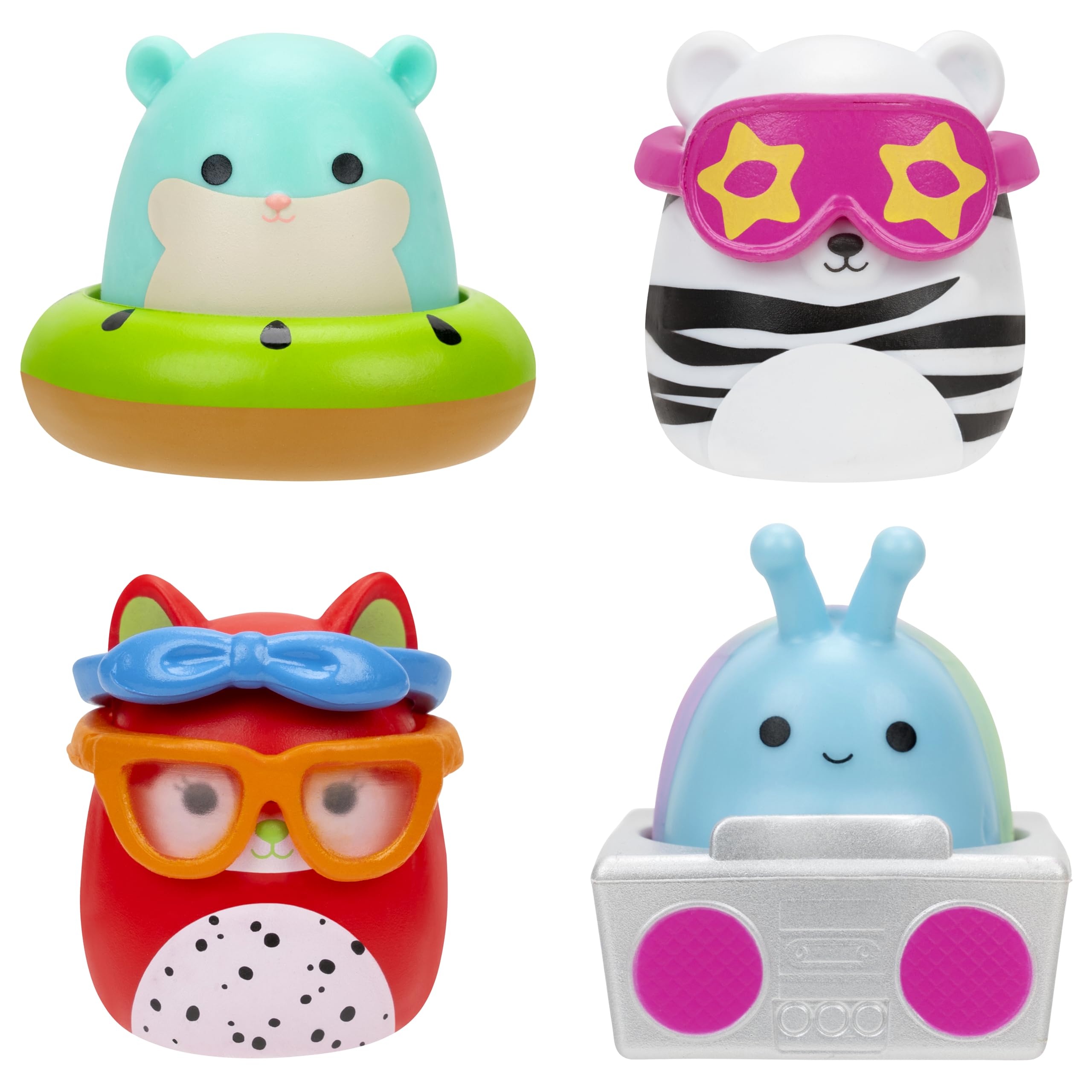 Squish-a-longs Series 2 - 25 Pack Mini-Squish with Accessories & Collector’s Guide - 2 Chase Figures 5