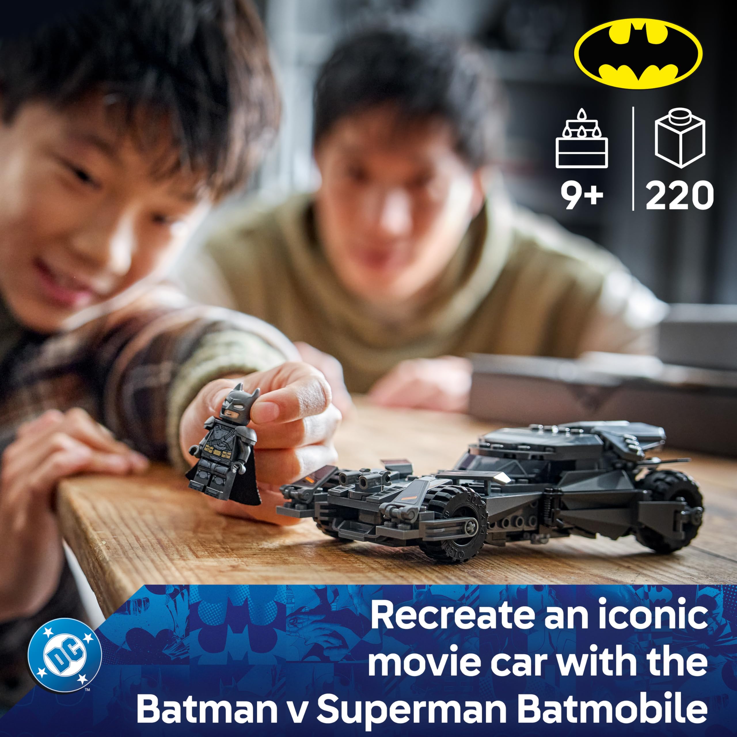 LEGO DC Batman v Superman Batmobile Car Toy Set 76331 for Ages 9+ 2