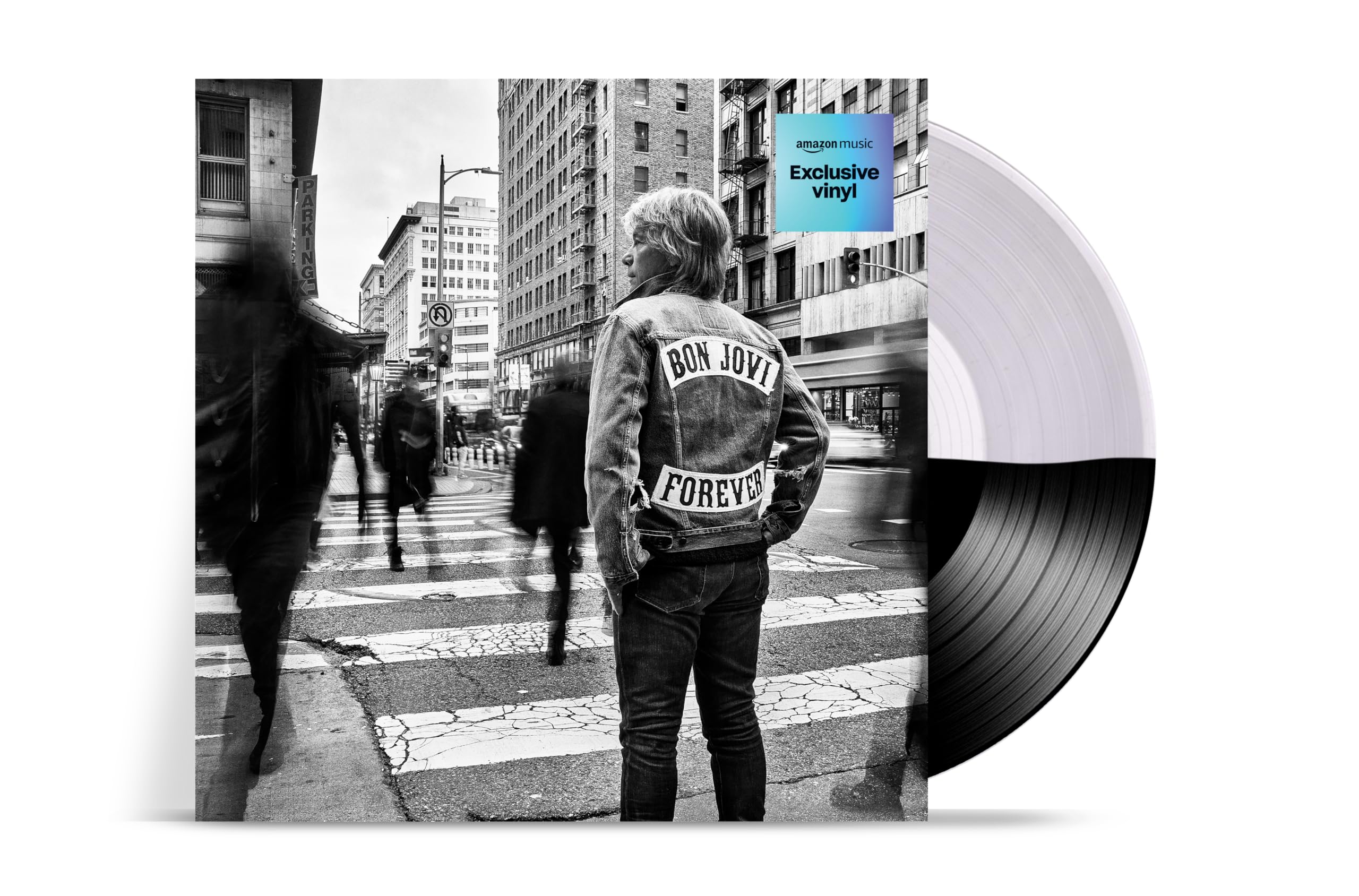 Bon Jovi - Forever (Amazon Exclusive Black & Clear Translucent Half & Half Vinyl)
