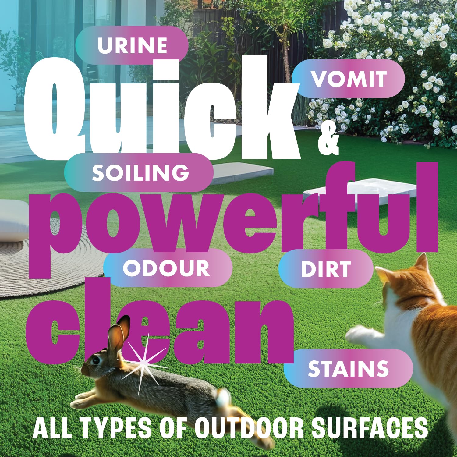 Dirtbusters Pet Pro Artificial Grass Cleaner - 3-in-1 Deep Clean & Deodorise | 5 Litre Concentrate 4