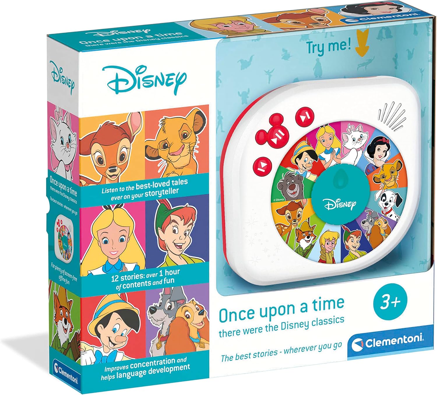 Clementoni Upon a Time Classics Interactive Storyteller for Kids 3+