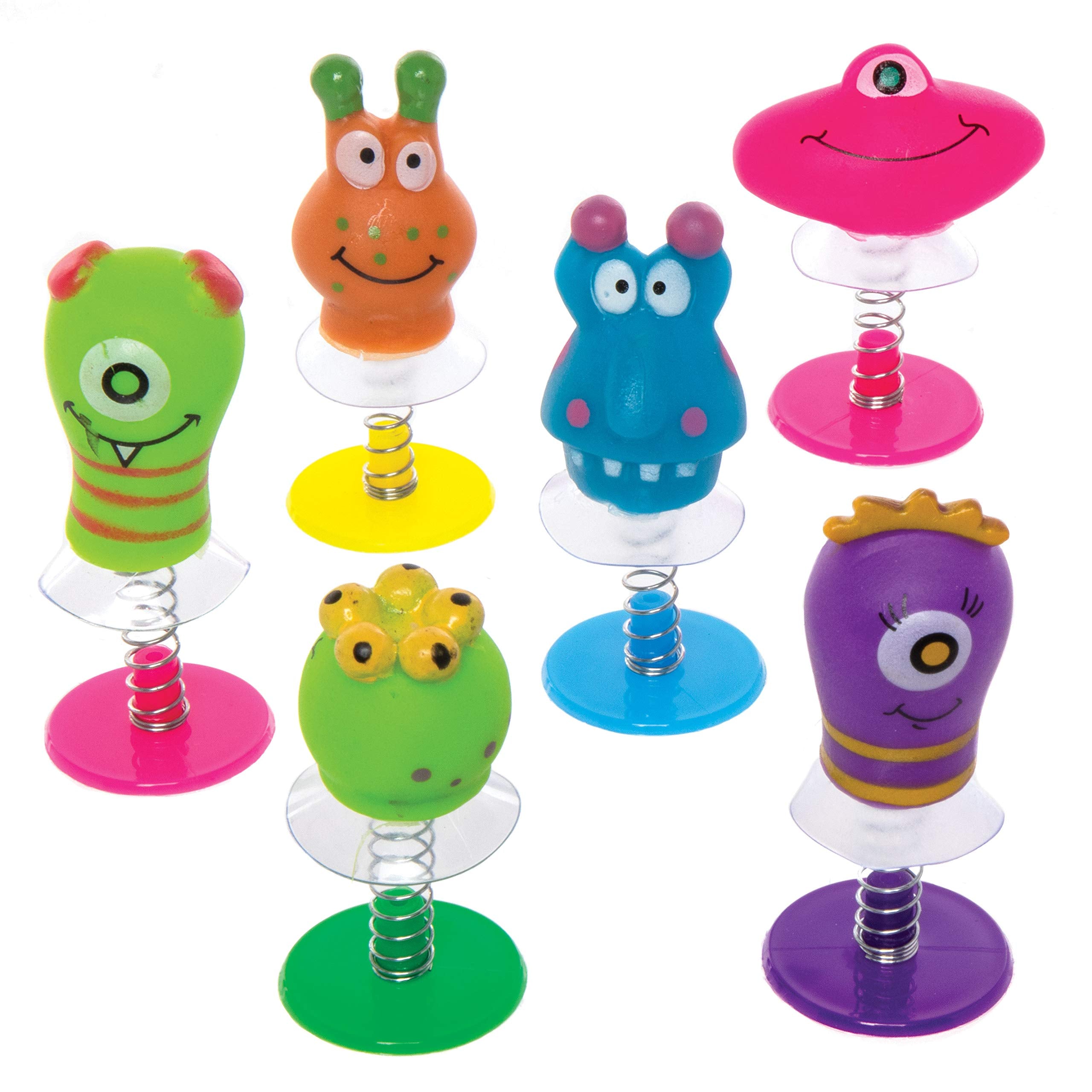 Baker Ross Monster Jump Ups Novelty Party Favour Toys - Pack of 6 Assorted Designs 1