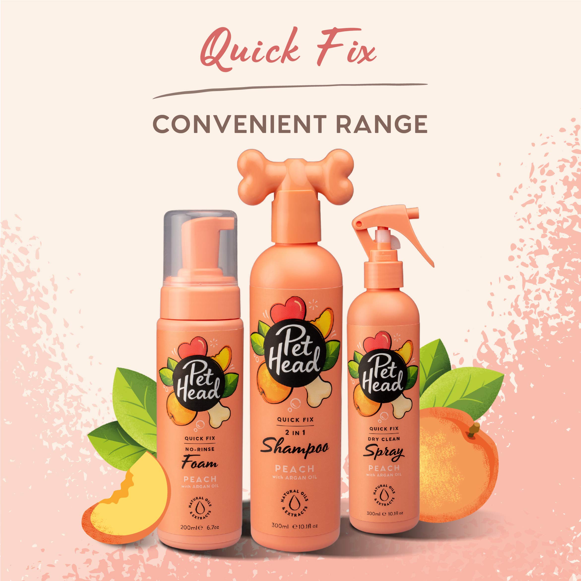 Pet Head Quick Fix Paw and Body Wipes for Cats and Dogs - 100 Wipes | Peach Scent 6