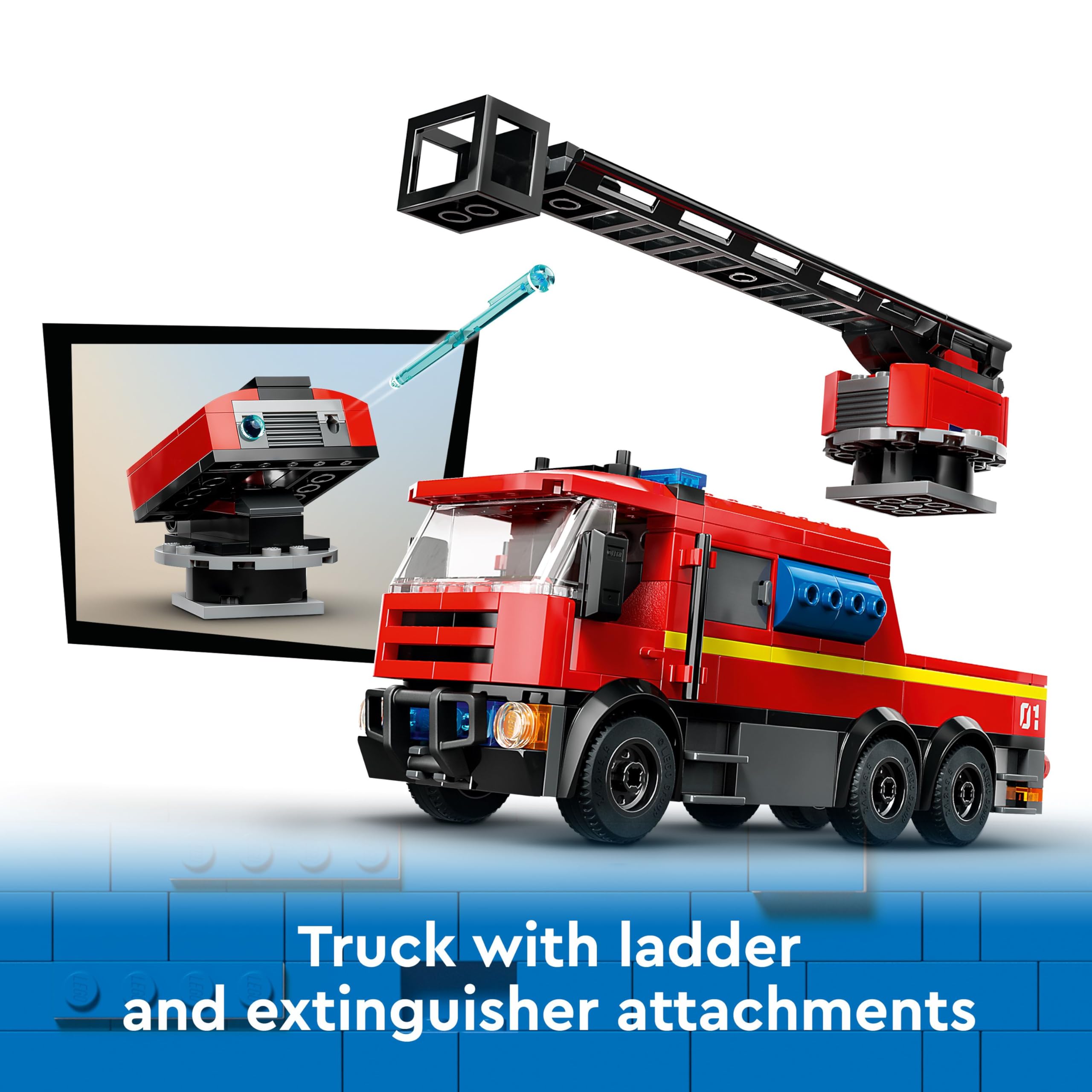 LEGO City Fire Station Playset with Fire Engine & Minifigures - 6+ Years 9
