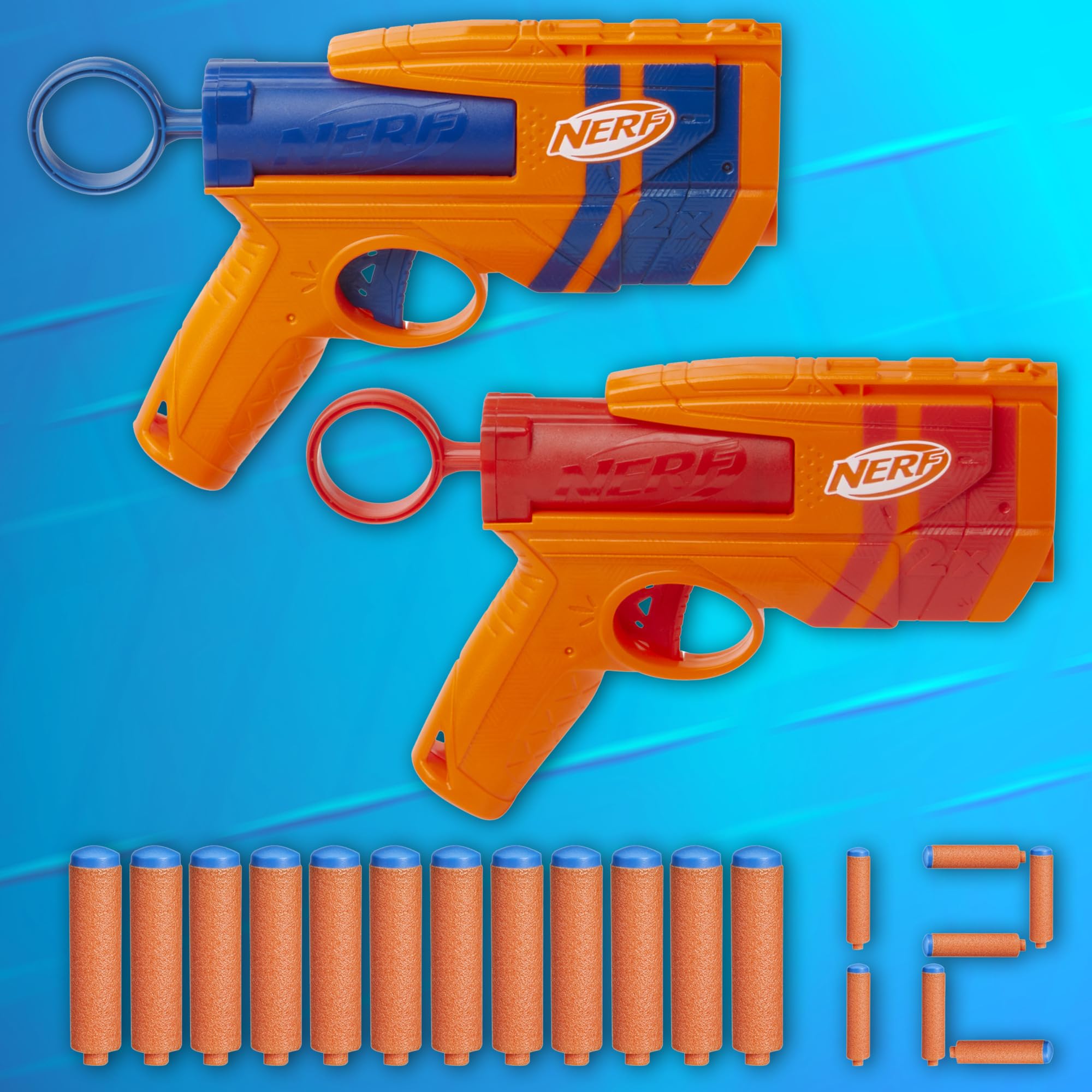 Nerf N-Series Duo Pack Toy Blasters with 12 N1 Darts | Ages 8+ 7