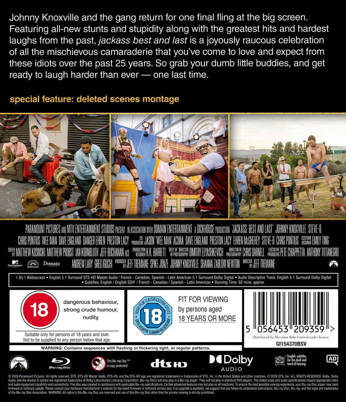 Jackass: Best and Last [Blu-ray]