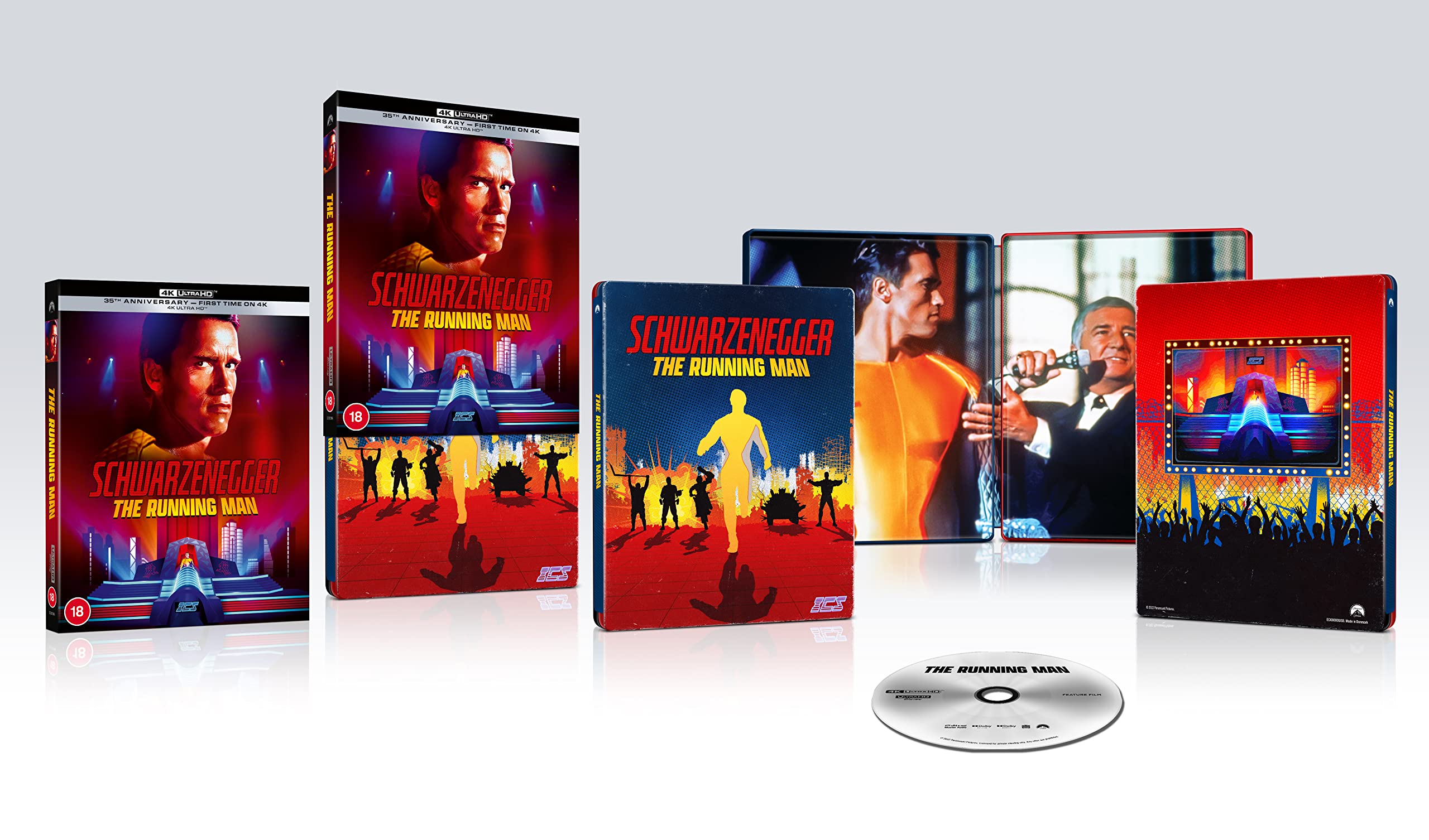 The Running Man [4K UHD Steelbook Blu-ray] 1